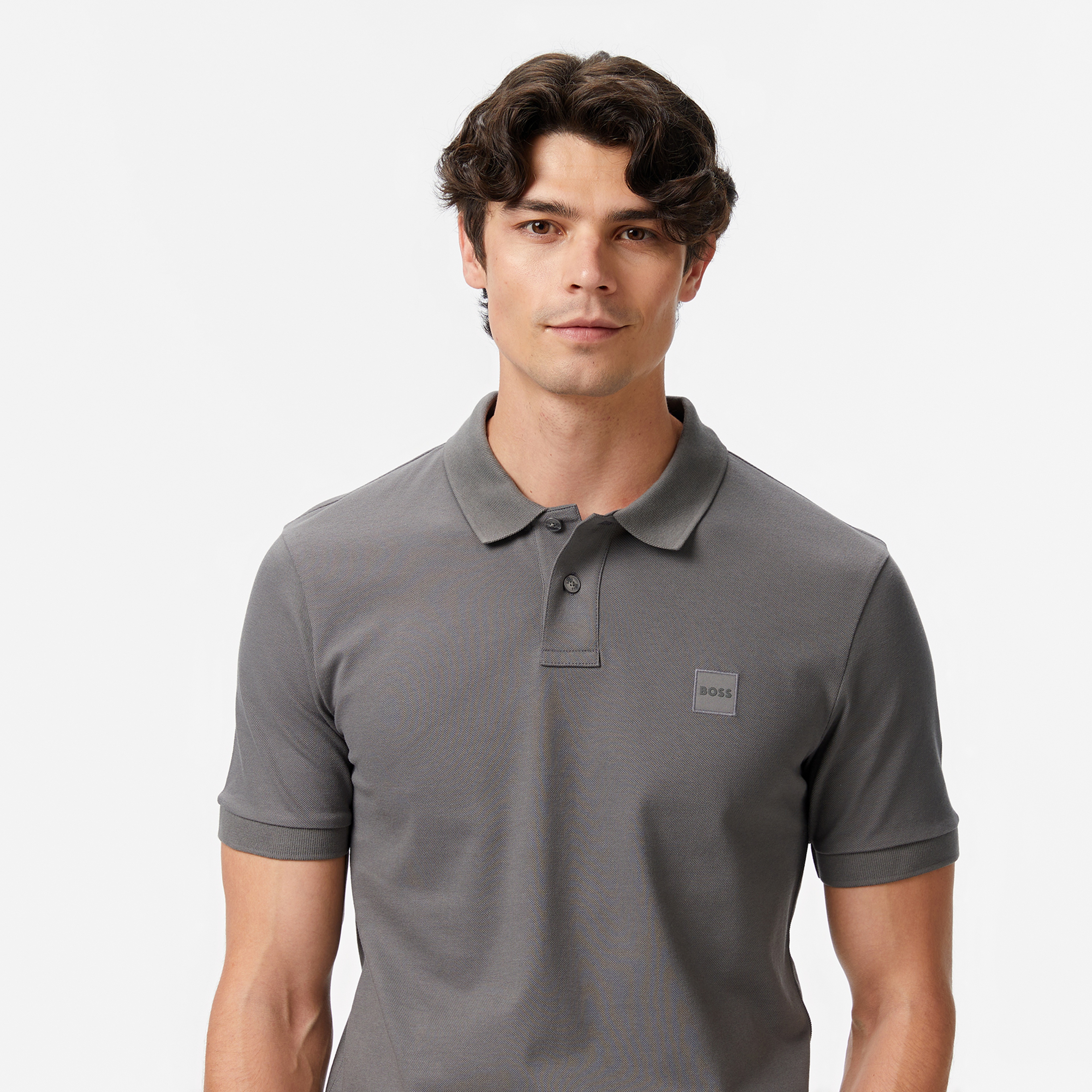 Boss Erkek Gri Polo