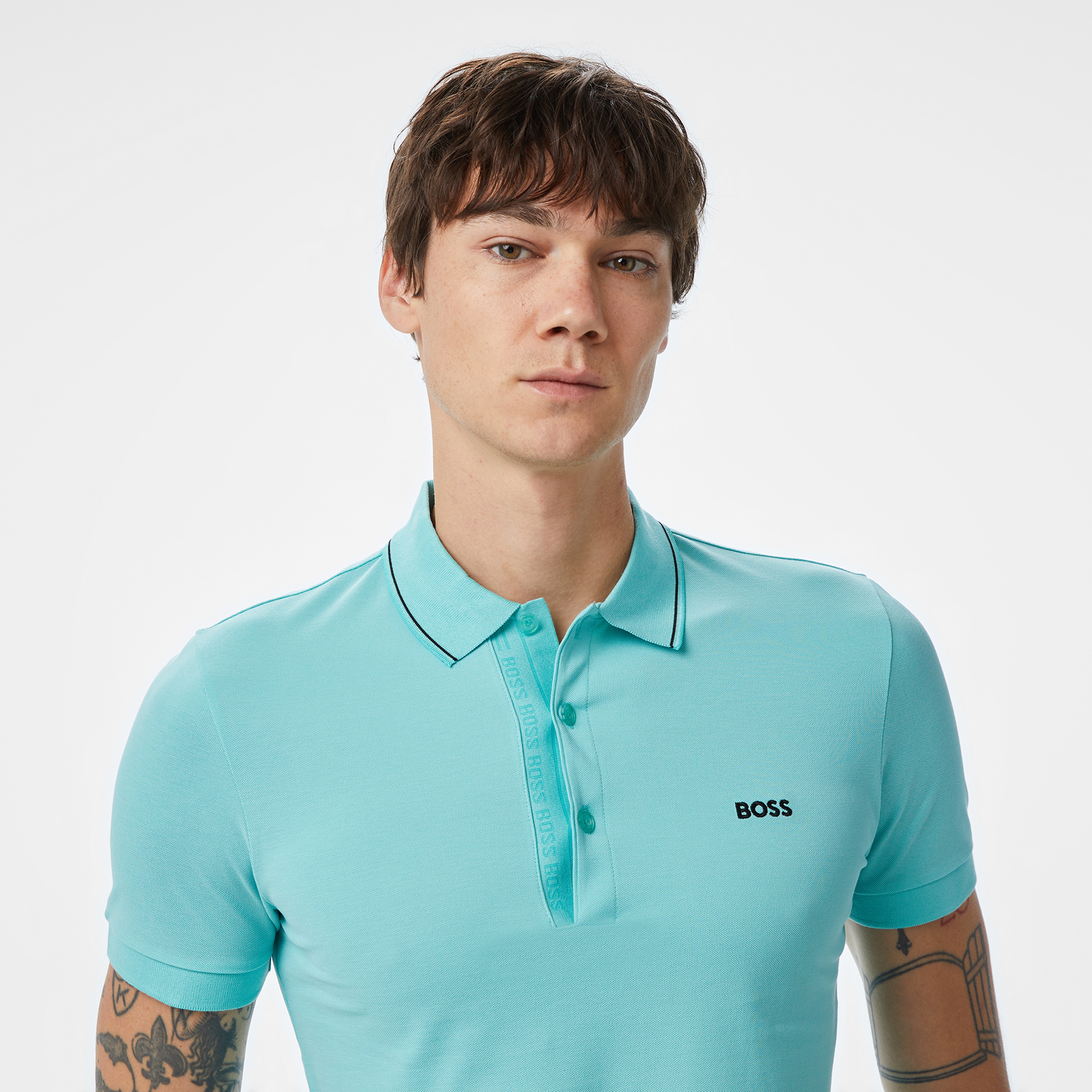 Boss Paule 4 Erkek Bej Polo