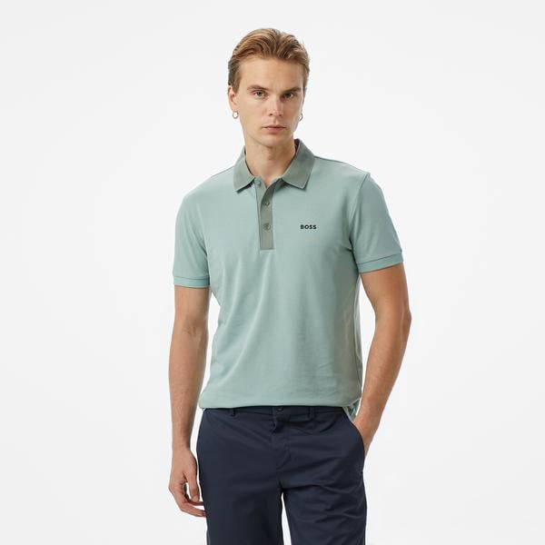 BOSS Paule Rib Erkek Yeşil Polo