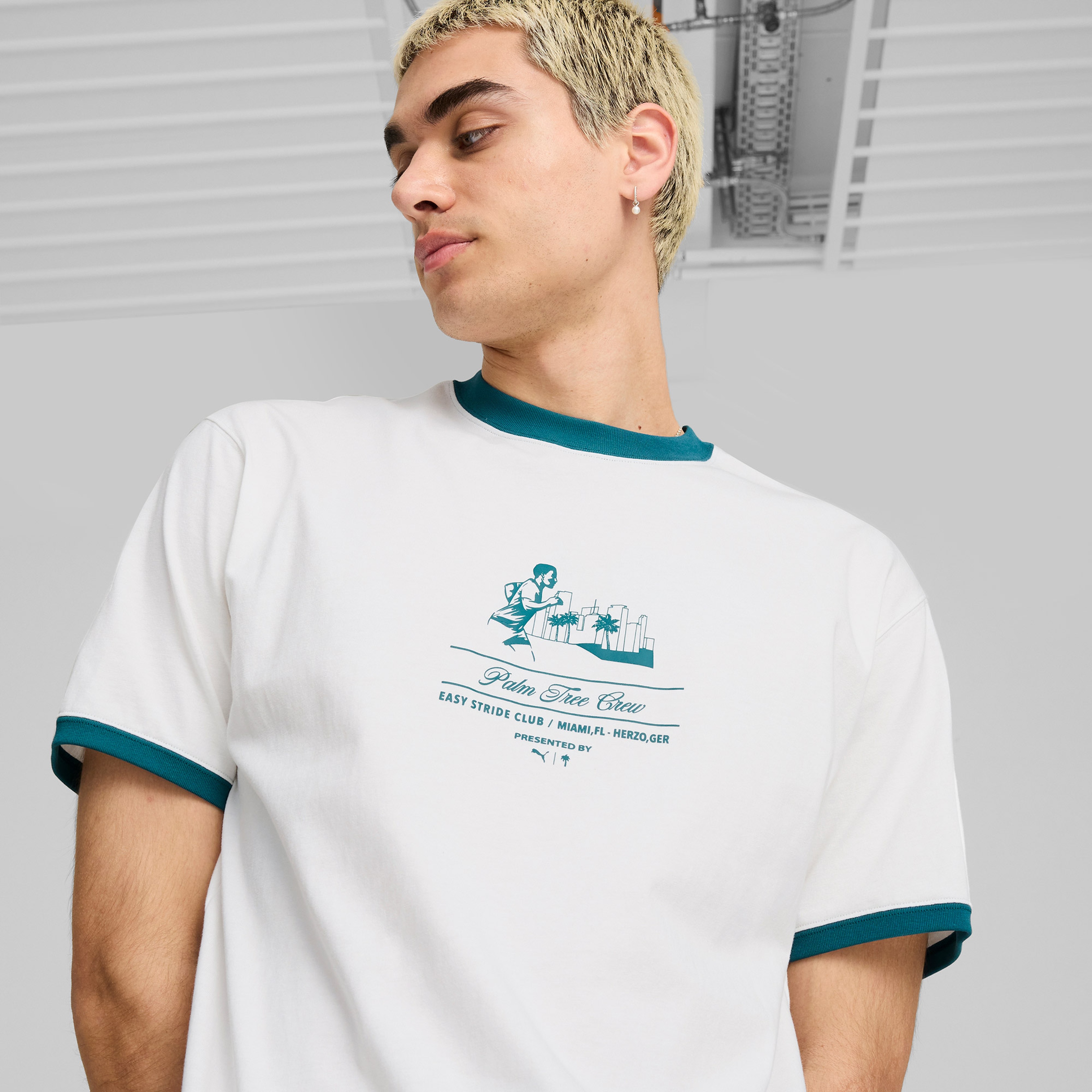 Puma Erkek Beyaz T-Shirt