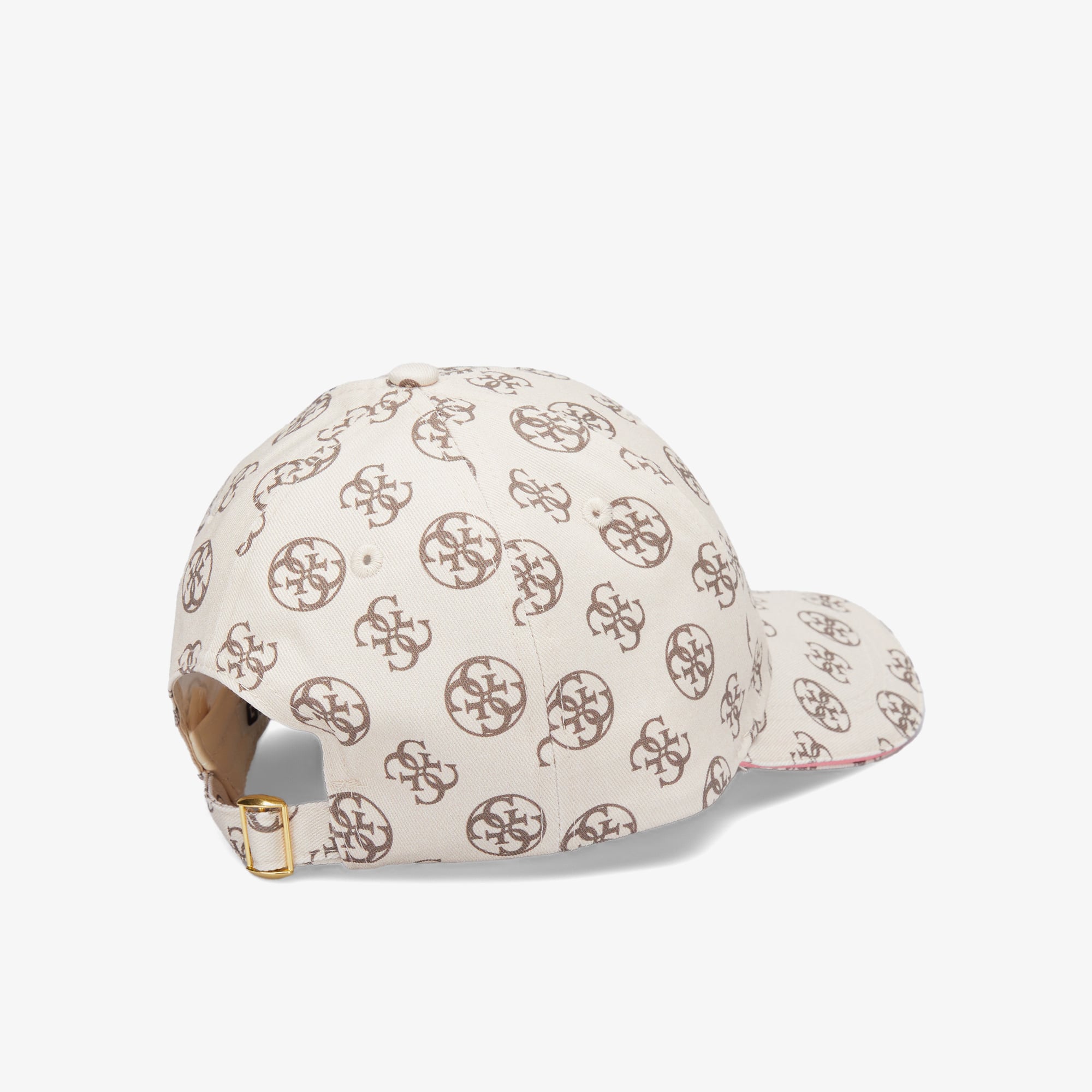 Guess Olympe Baseball Cotton Diagonal Twill Kadın Kahverengi Şapka