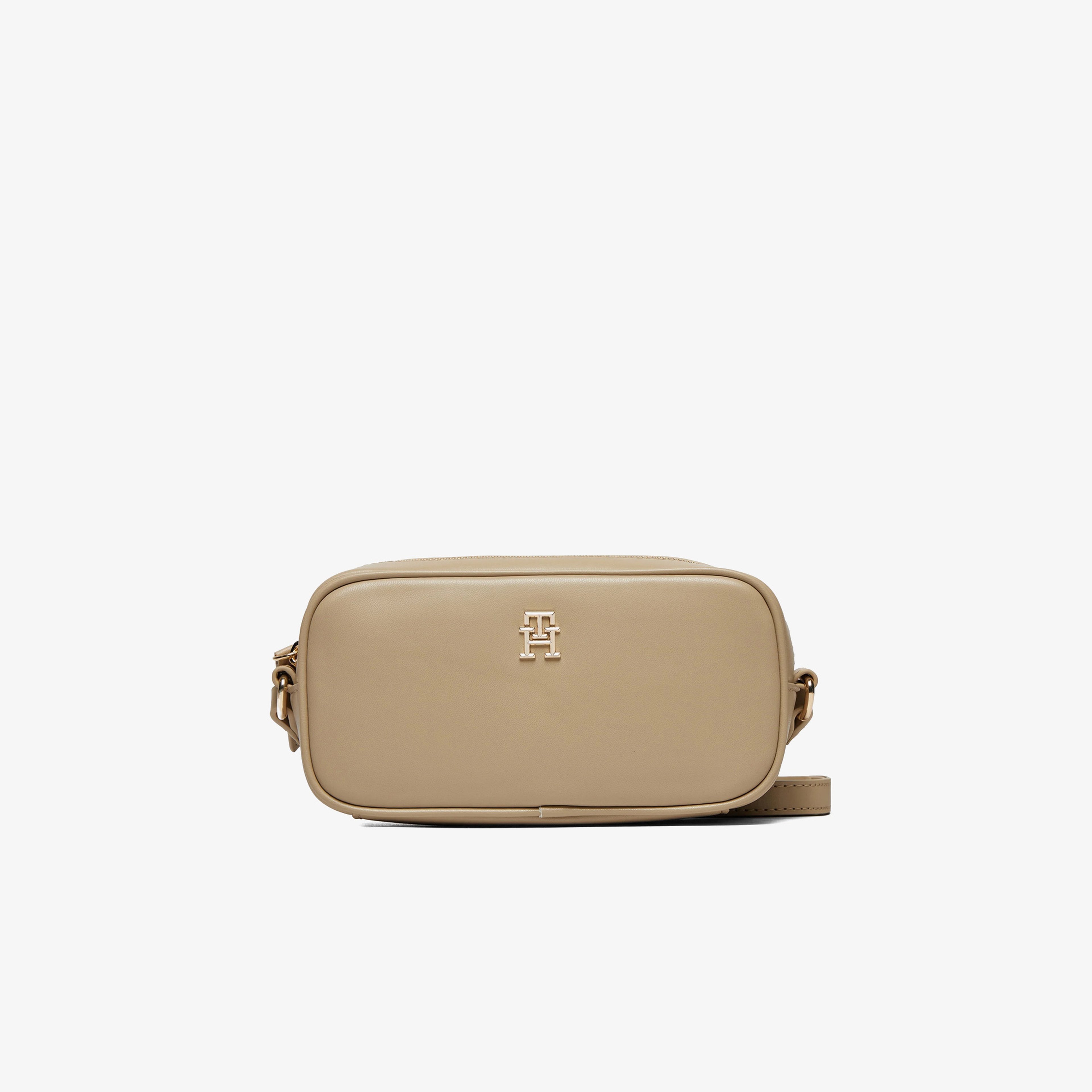 Tommy Hilfiger Refıned Camera Bag Kadın Bej Çapraz Çanta