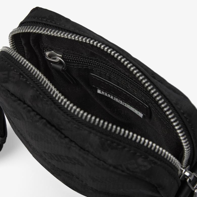 Guess Venezia Fro Milano Xbody With Front Pocket Erkek Siyah Çapraz Askılı Çanta