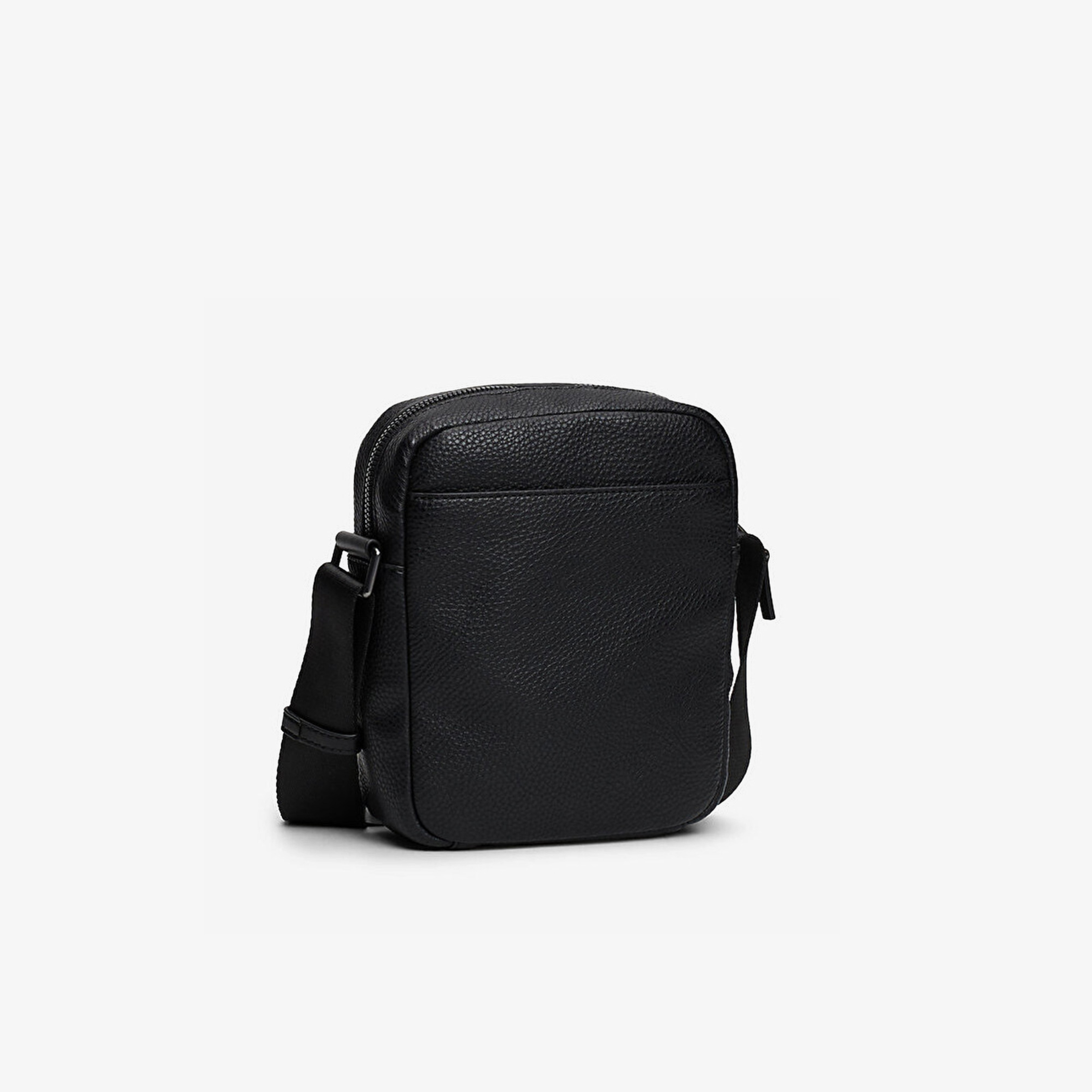 Tommy Hilfiger Busıness Mini Reporter Erkek Siyah Omuz Çantası