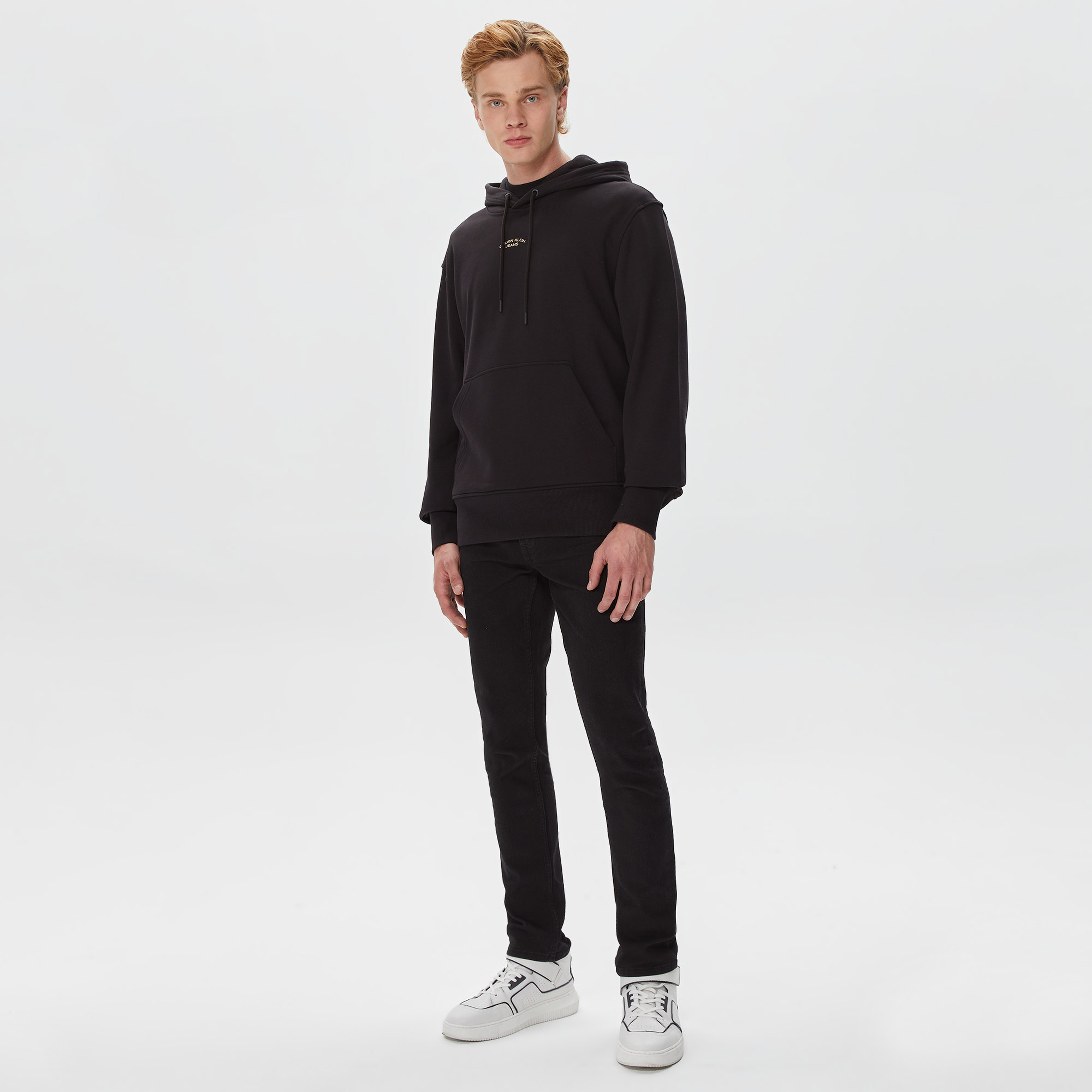 Calvin Klein Erkek Siyah Sweatshirt