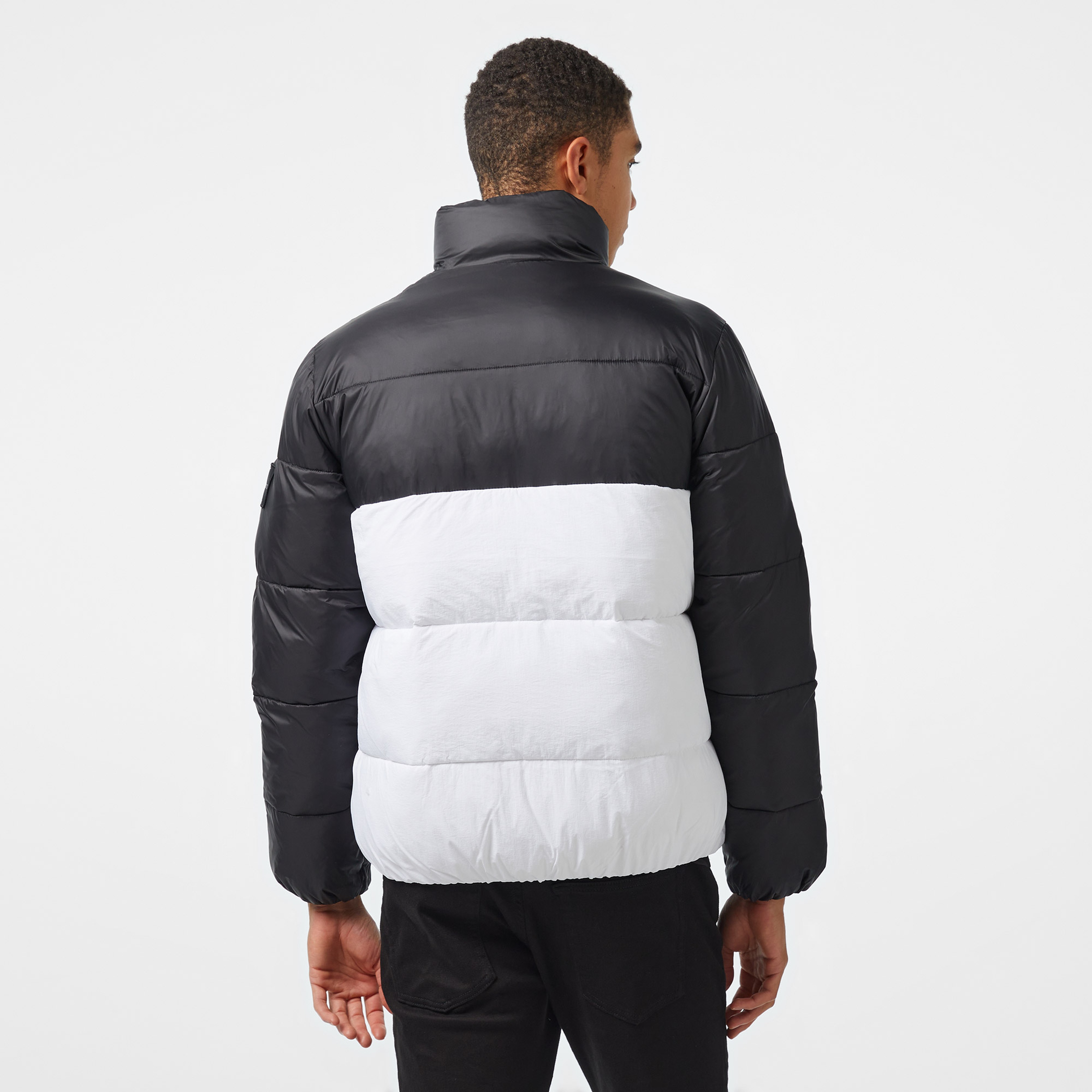 Calvin Klein Jeans Non Down Blocking Puffer Erkek Siyah Ceket