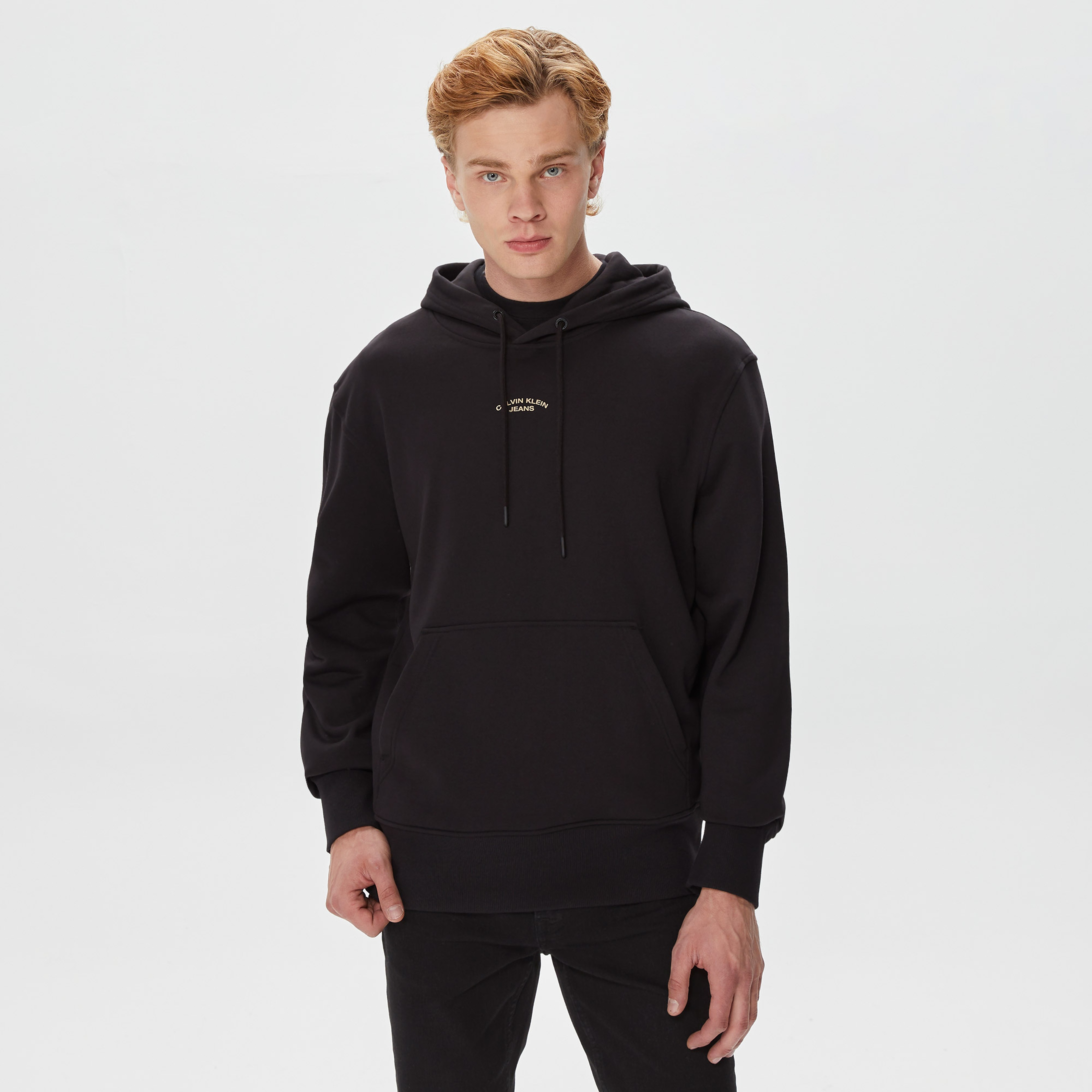 Calvin Klein Erkek Siyah Sweatshirt