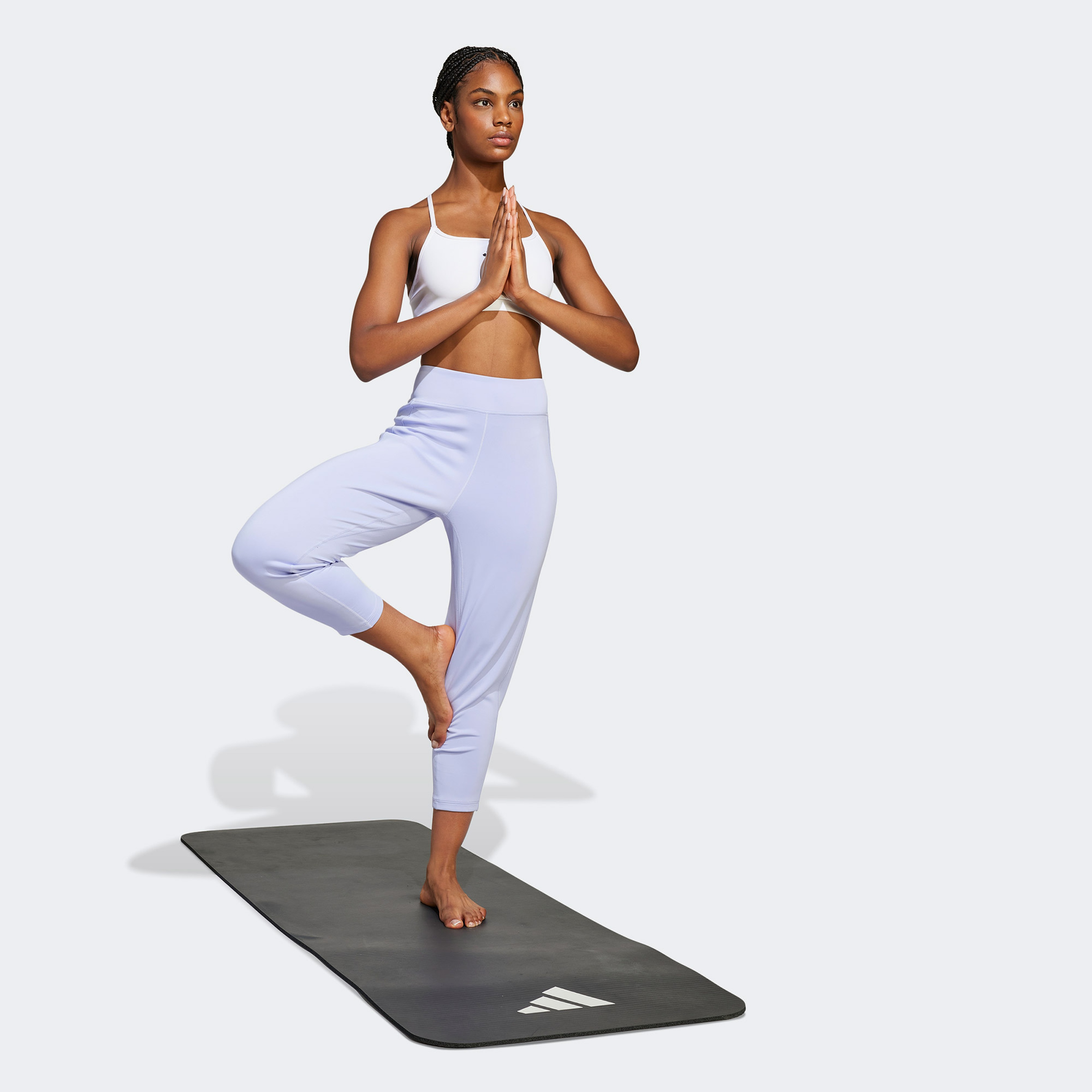 adidas All Me Yoga Essentials Kadın Mor Eşofman Altı