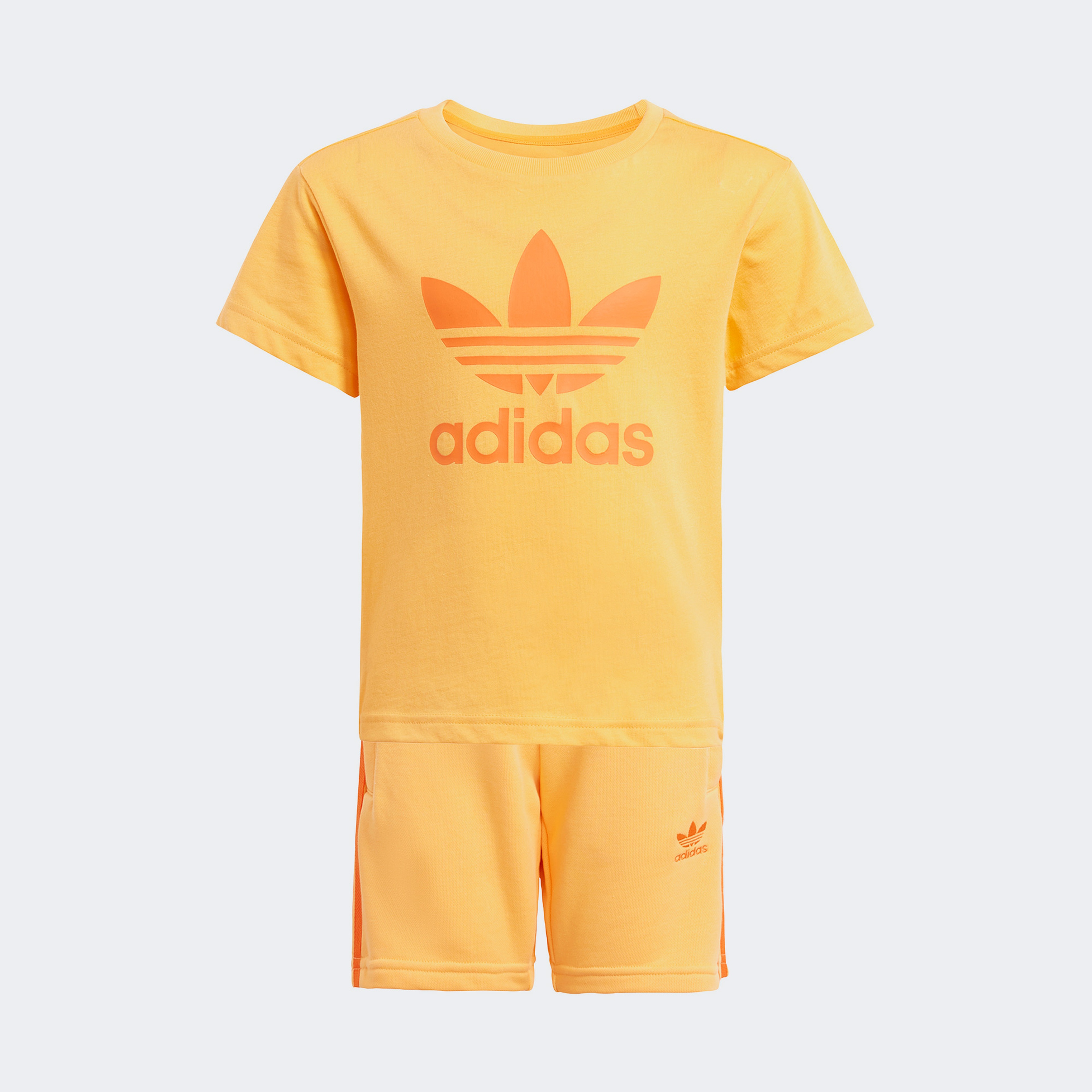 adidas Adicolor Short Set Çocuk Turuncu Eşofman Takımı