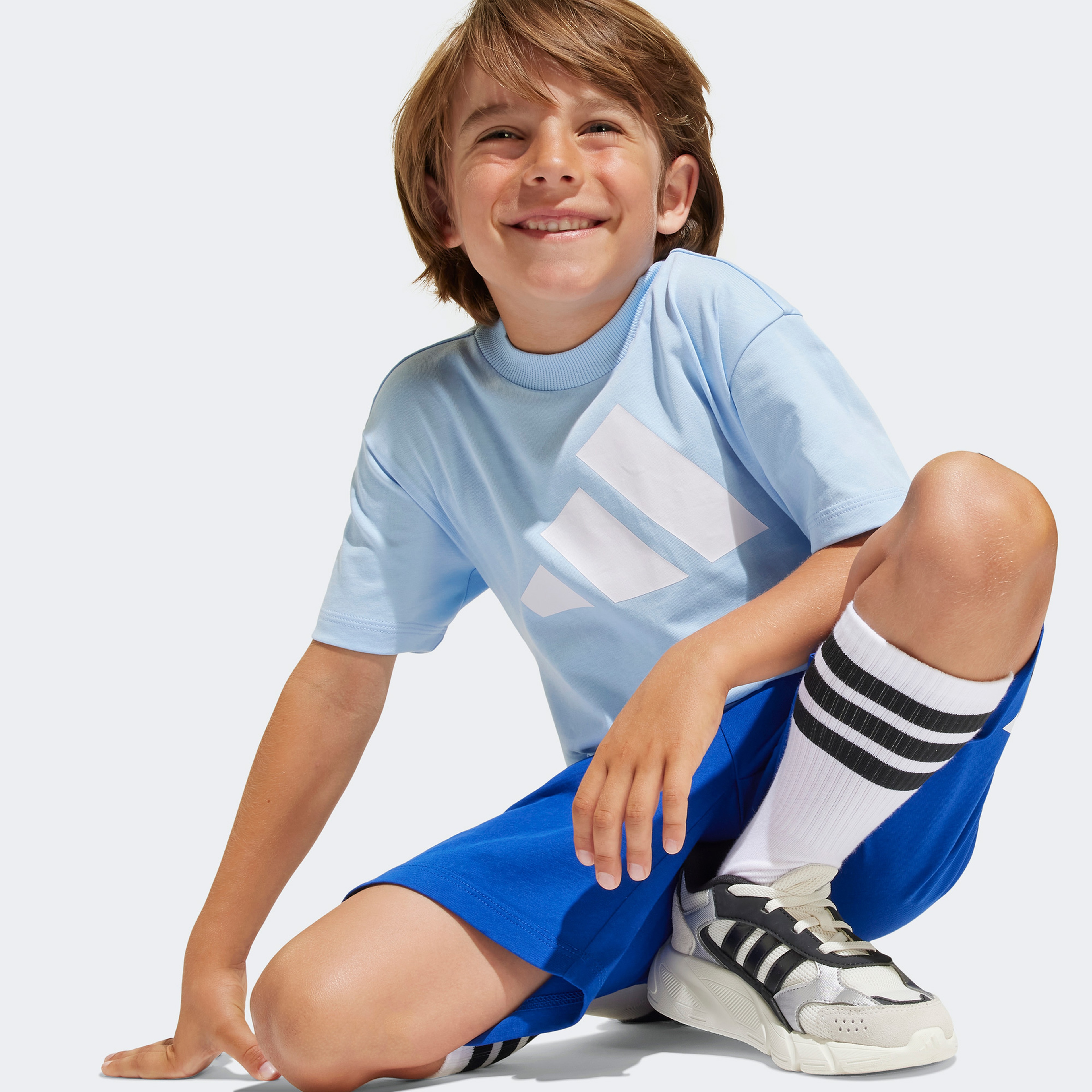 adidas Essentials Set Çocuk Mavi Eşofman Takımı