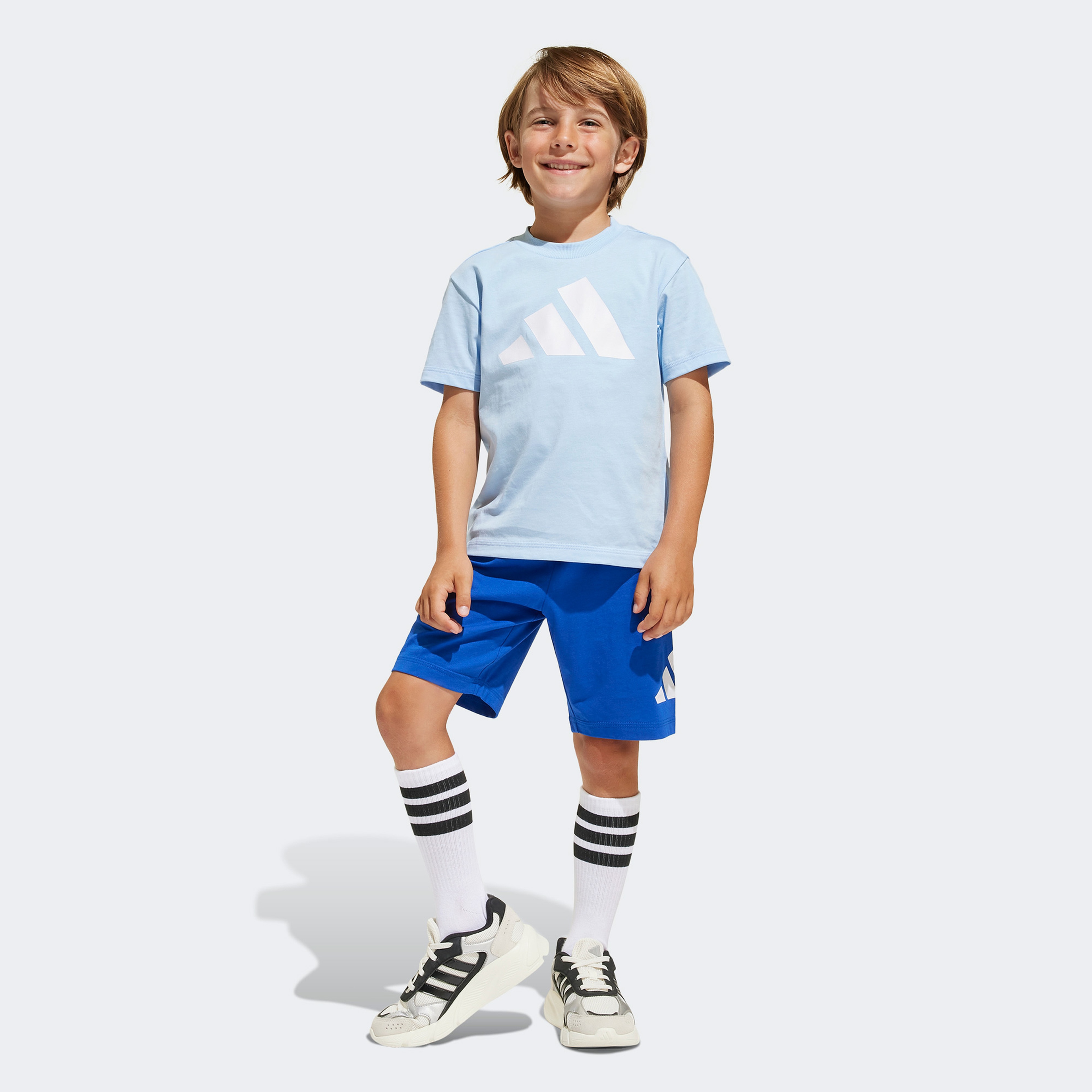 adidas Essentials Set Çocuk Mavi Eşofman Takımı