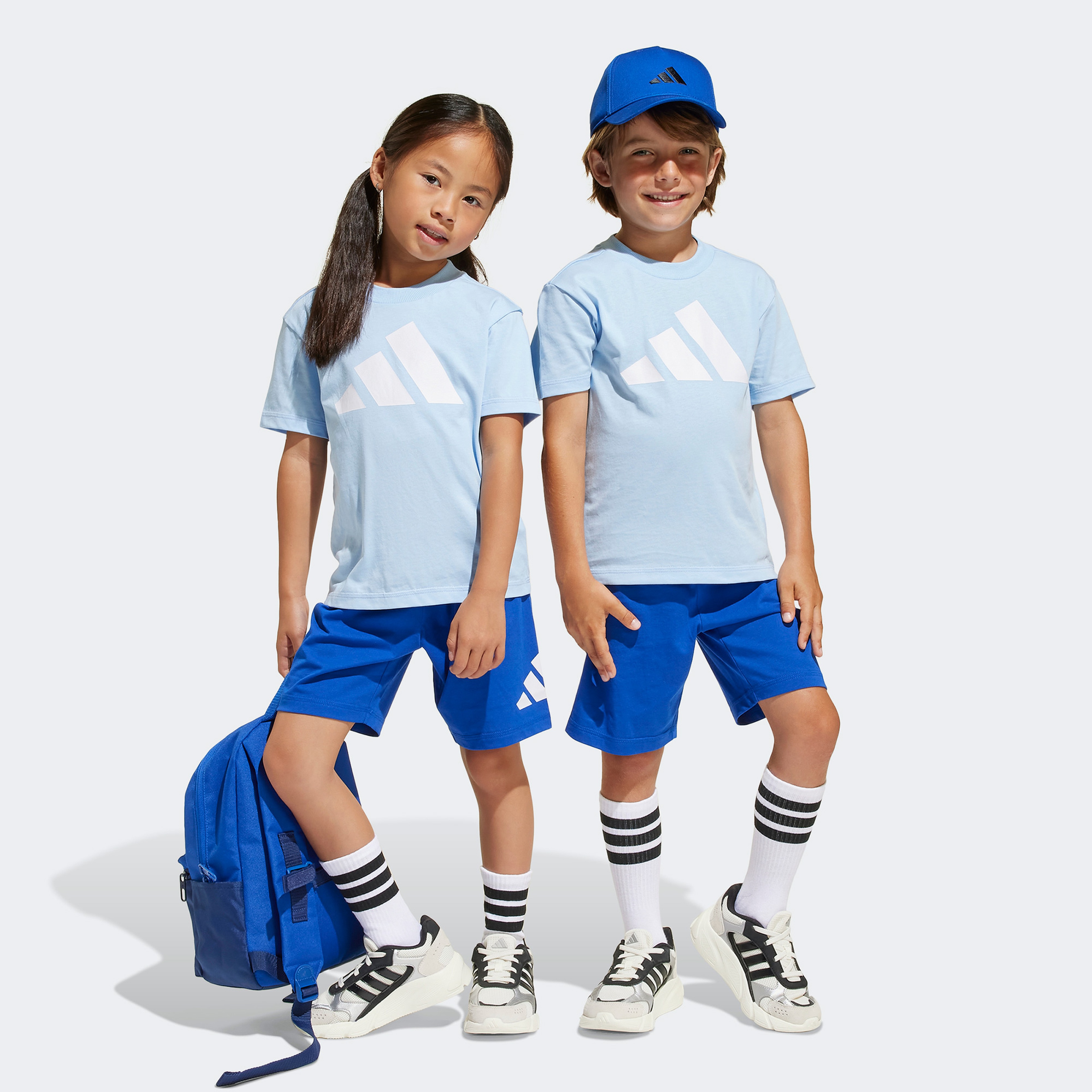 adidas Essentials Set Çocuk Mavi Eşofman Takımı