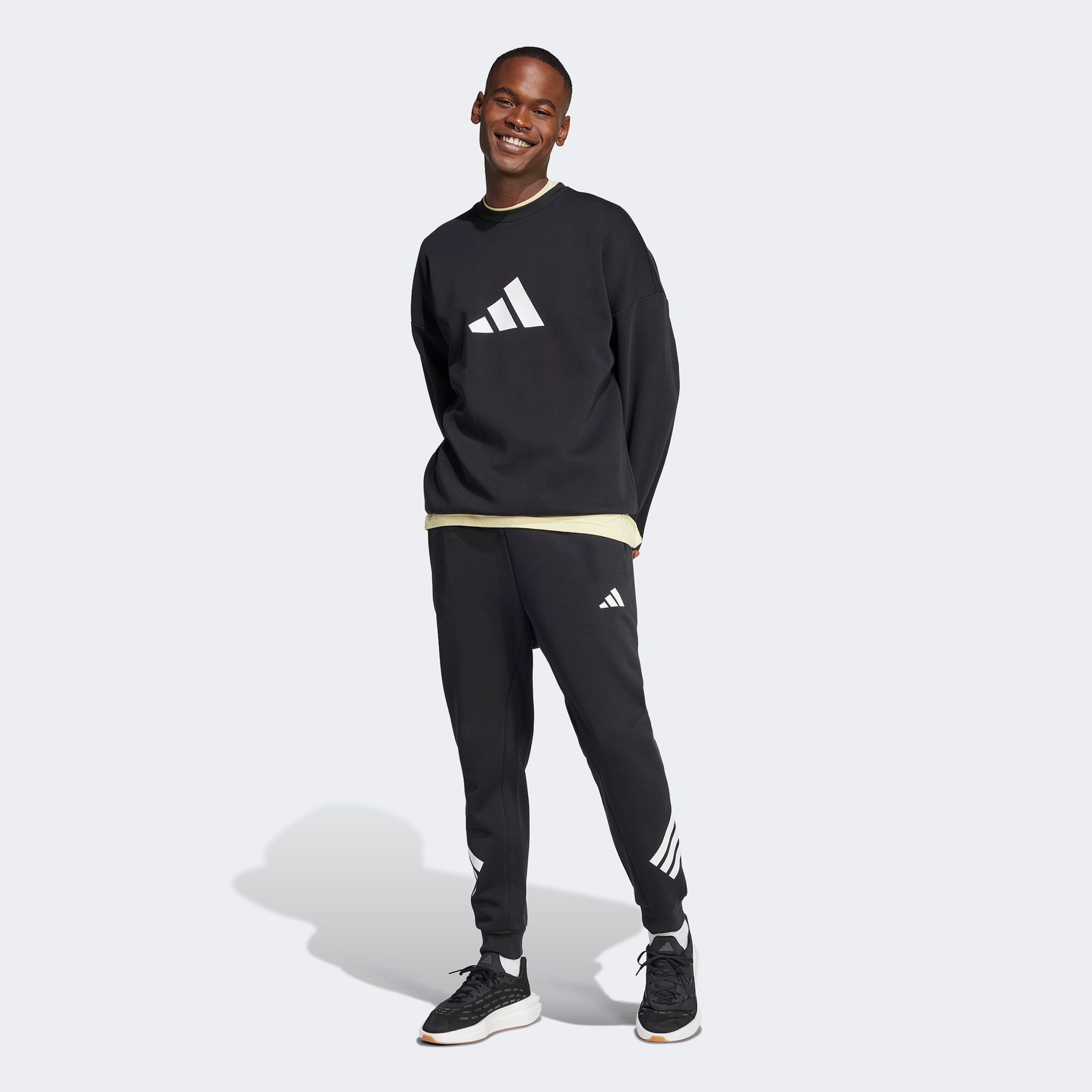 adidas Future Icon Erkek Siyah Sweatshirt