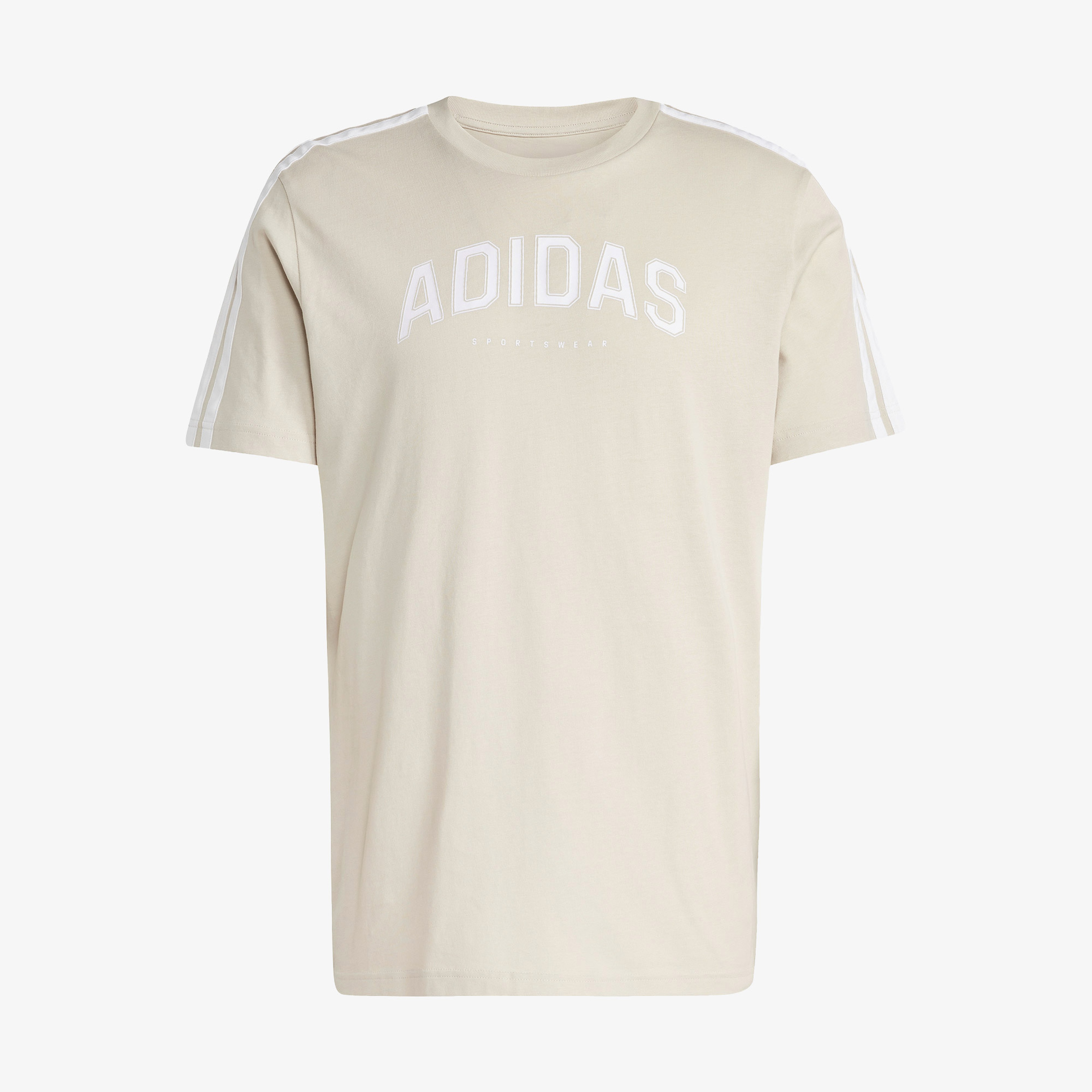 adidas Codes Collegiate Linear Graphic Erkek Gri T-Shirt