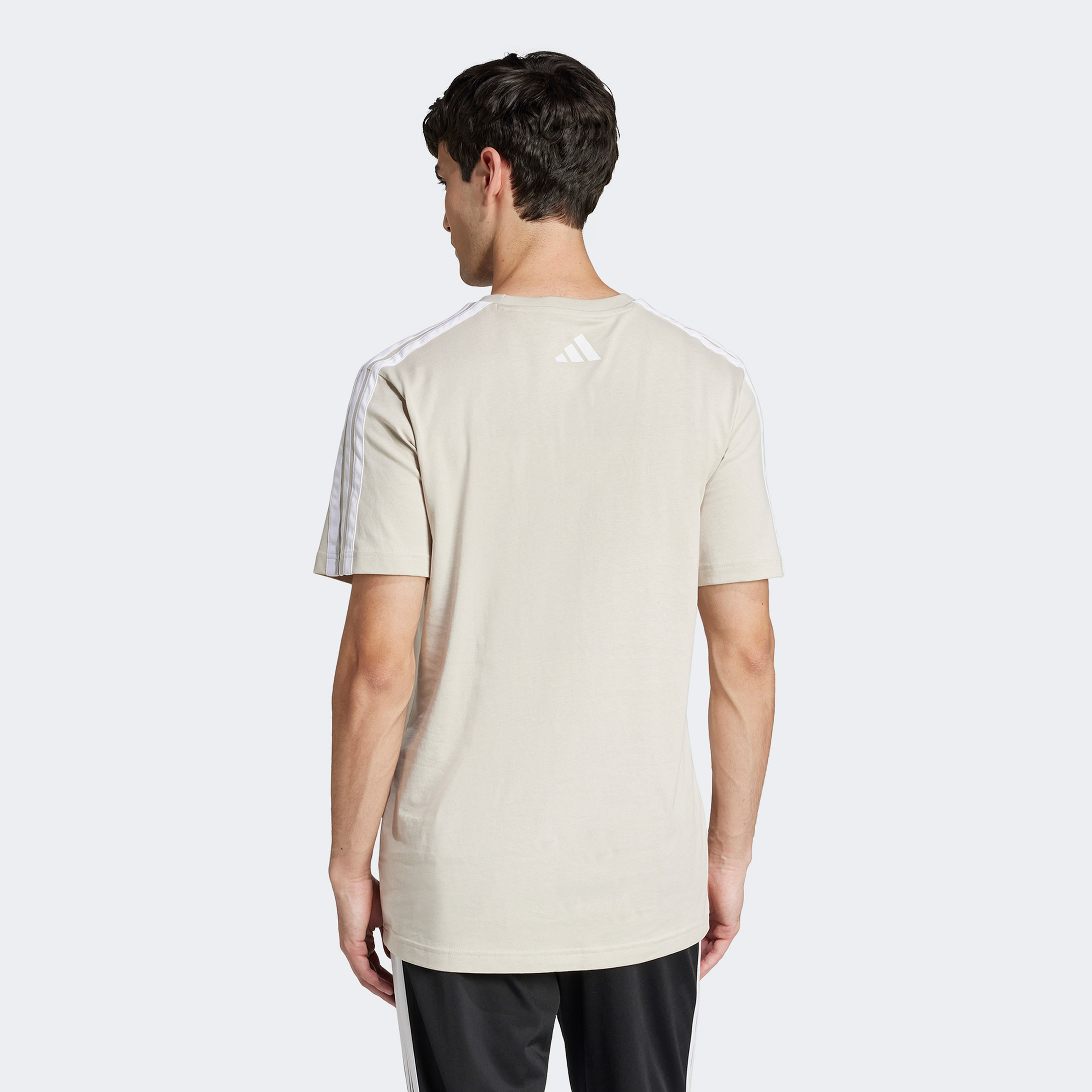 adidas Codes Collegiate Linear Graphic Erkek Gri T-Shirt