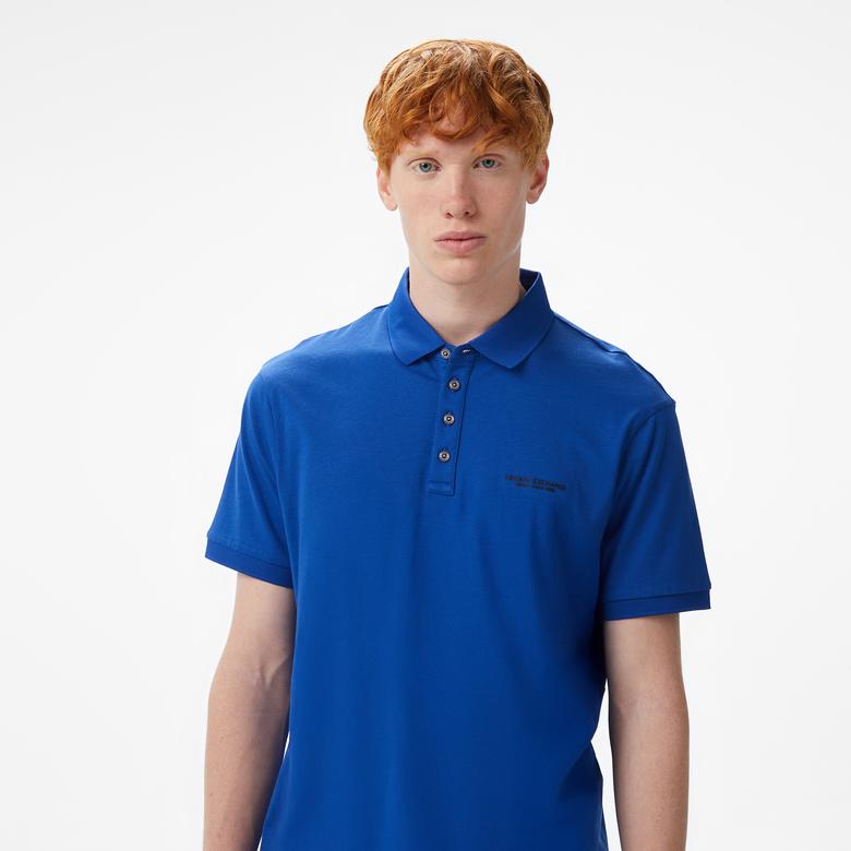 Armani Exchange Erkek Mavi Polo