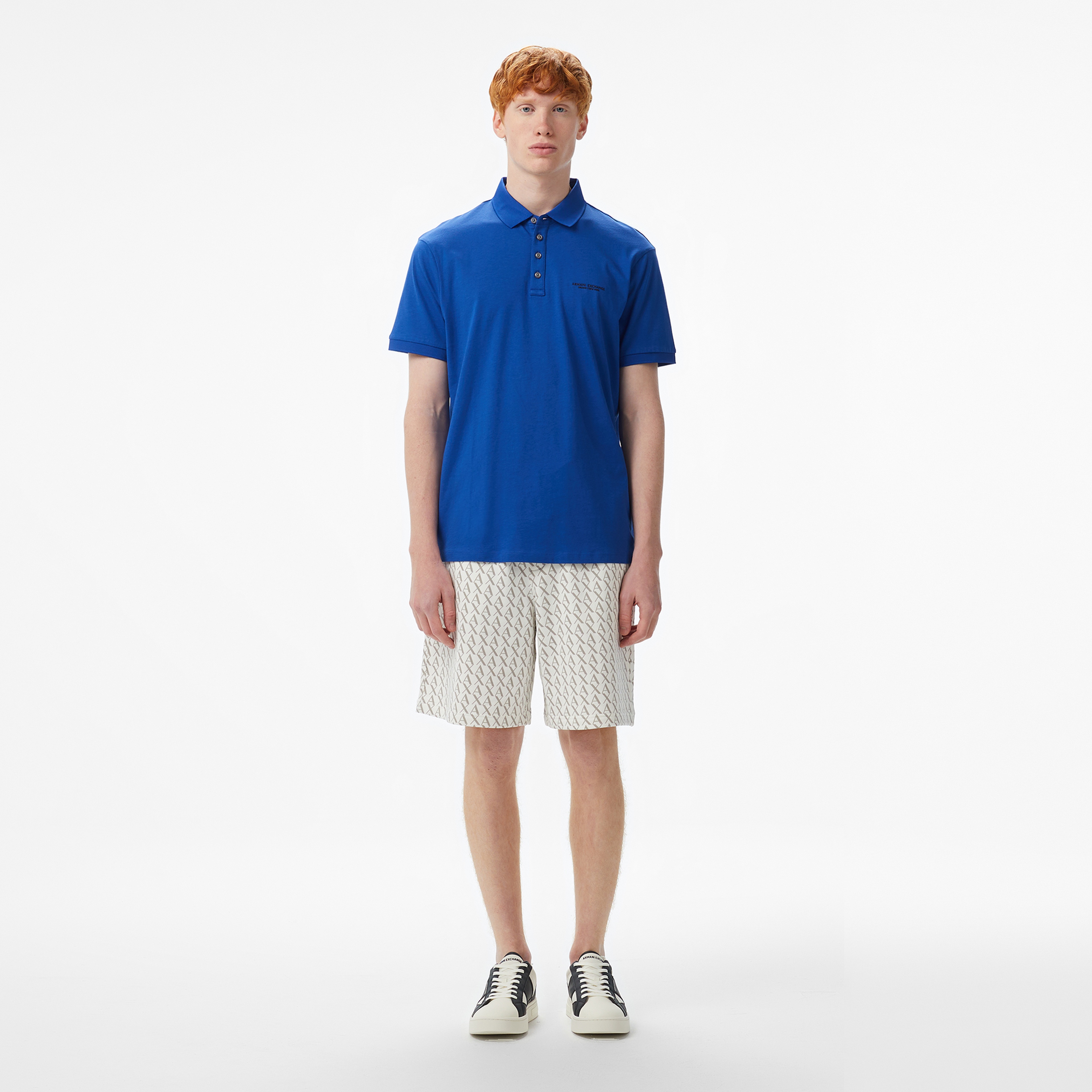 Armani Exchange Erkek Mavi Polo