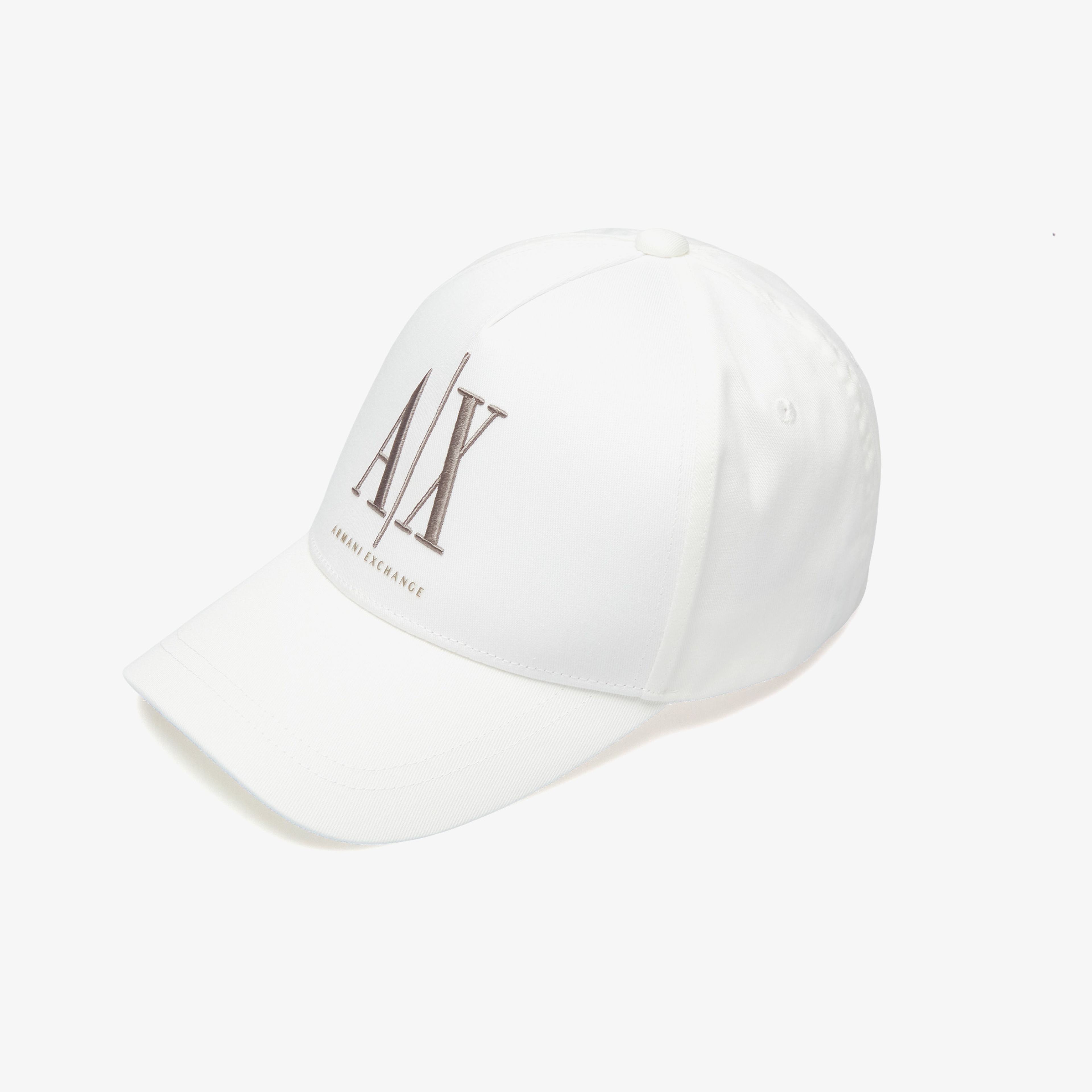 Armani Exchange Erkek Beyaz Baseball Şapka