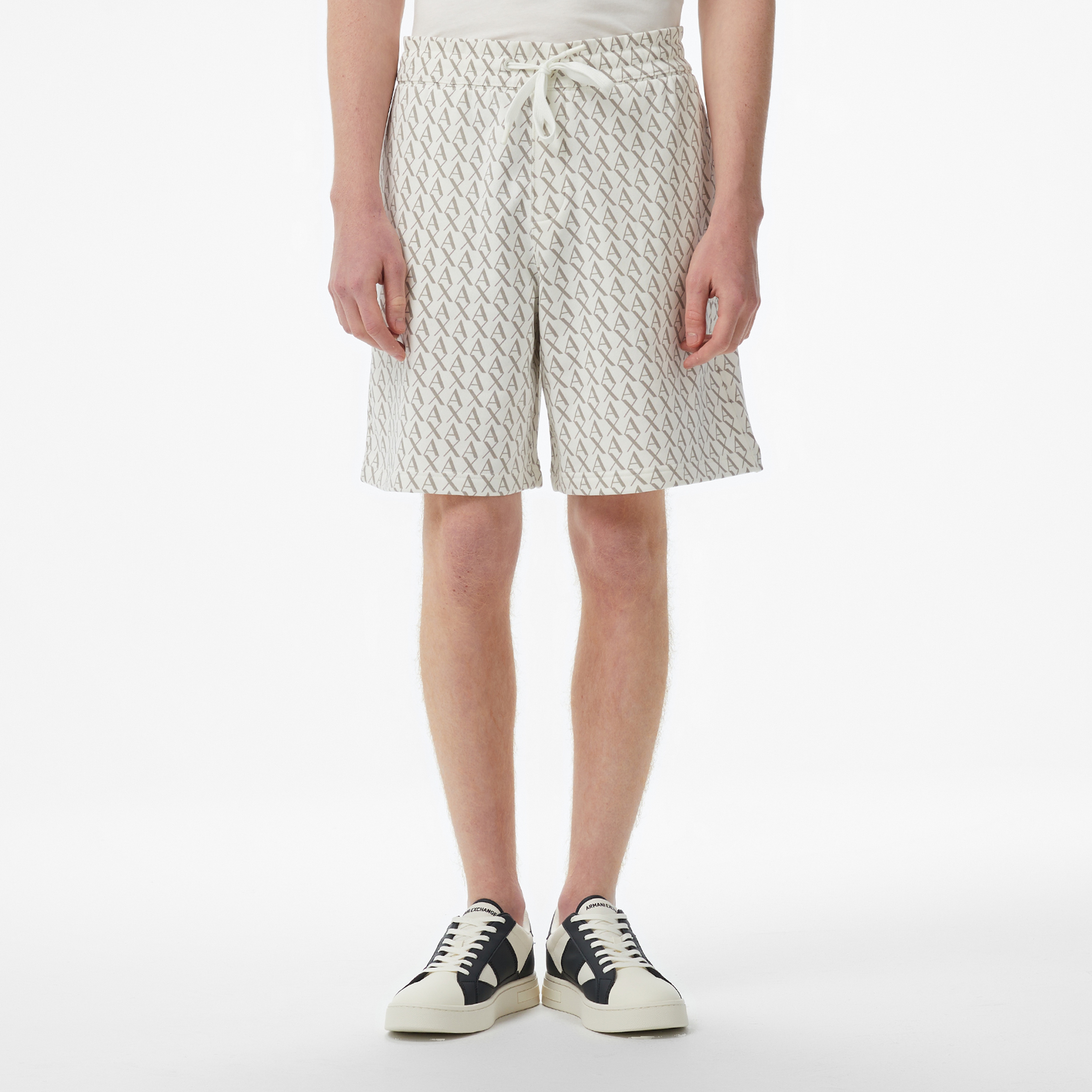 Armani Exchange Erkek Beyaz Bermuda Şort