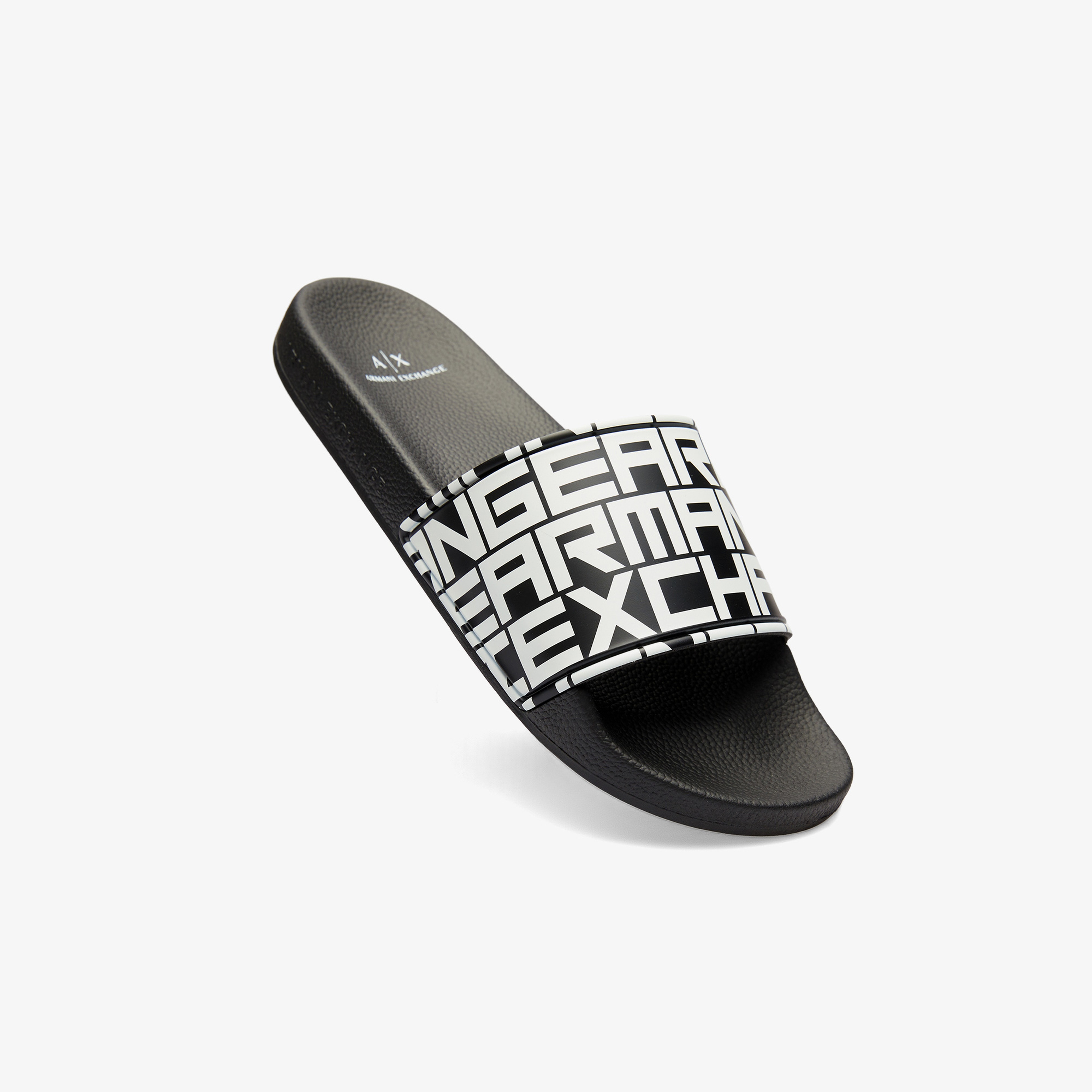 Armani Exchange Erkek Siyah Terlik