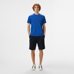 Armani Exchange Erkek Mavi Bisiklet Yaka T-Shirt