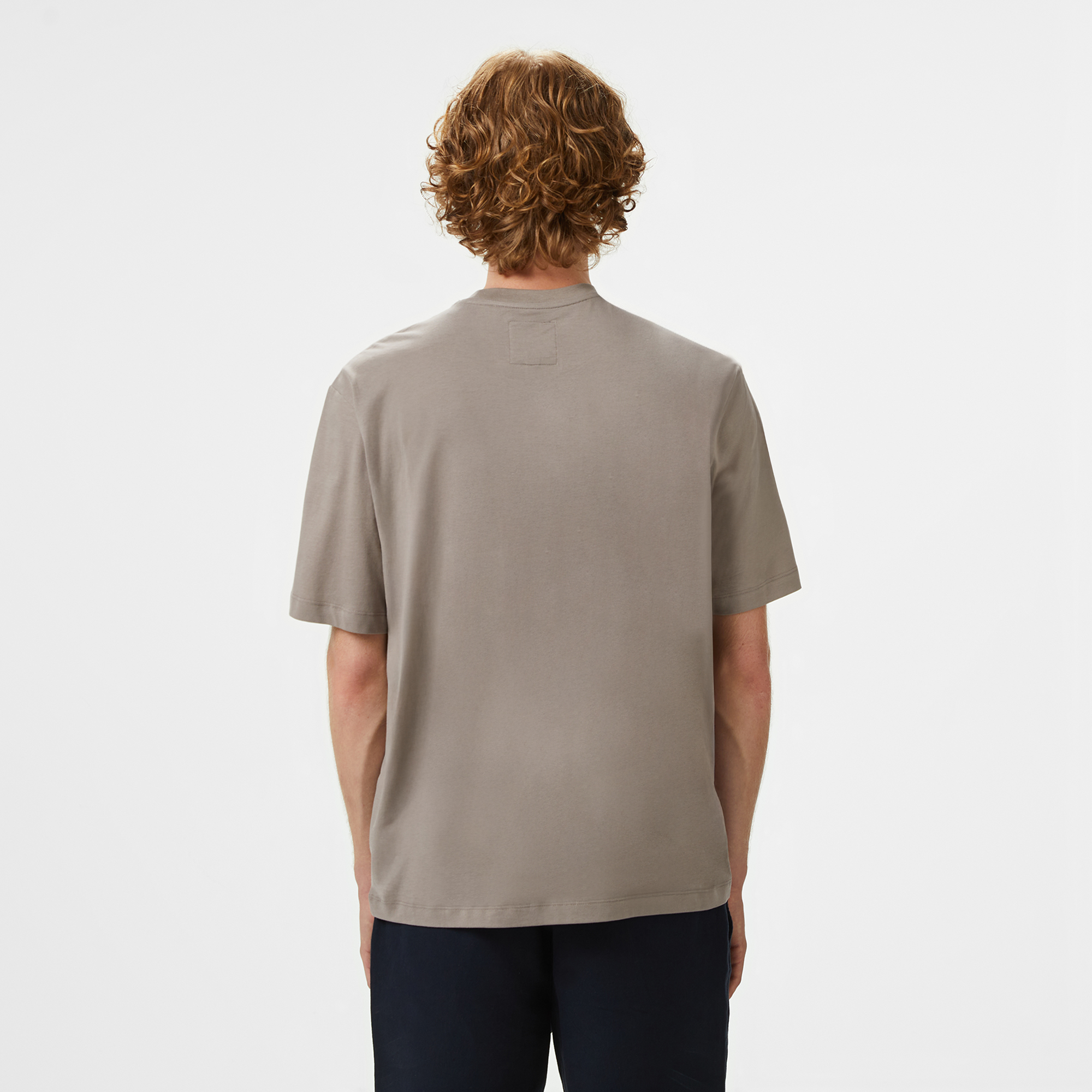 Armani Exchange Erkek Turuncu Bisiklet Yaka T-Shirt