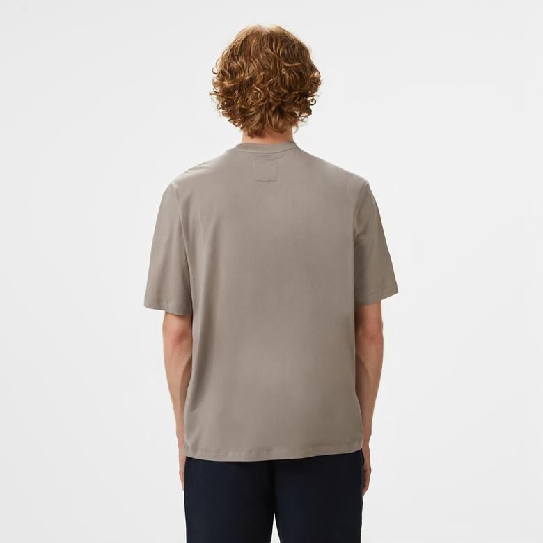 Armani Exchange Erkek Turuncu Bisiklet Yaka T-Shirt