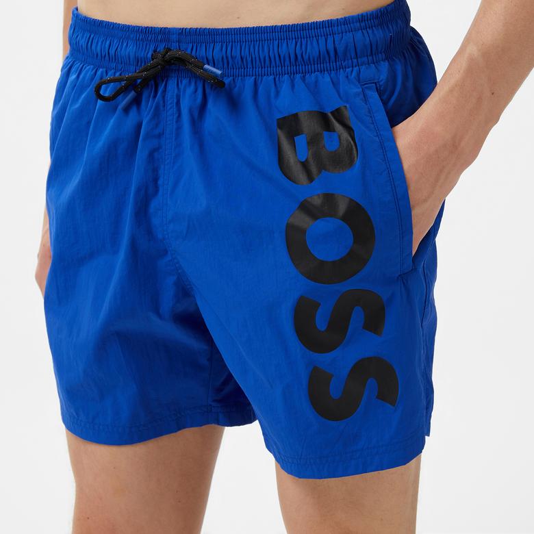 Boss Octopus Erkek Mavi Mayo Şort