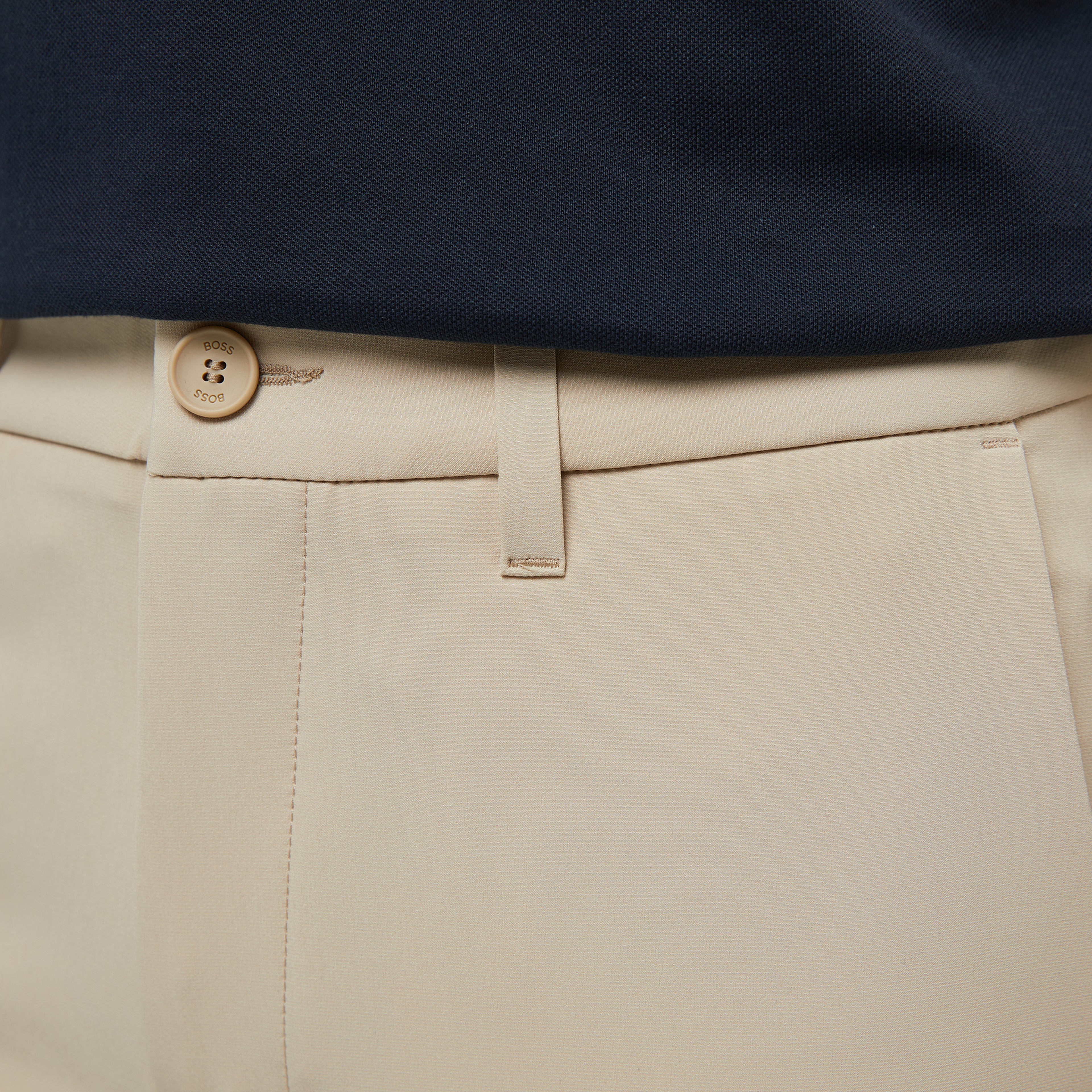 Boss T Commuter Slim Erkek Bej Pantolon