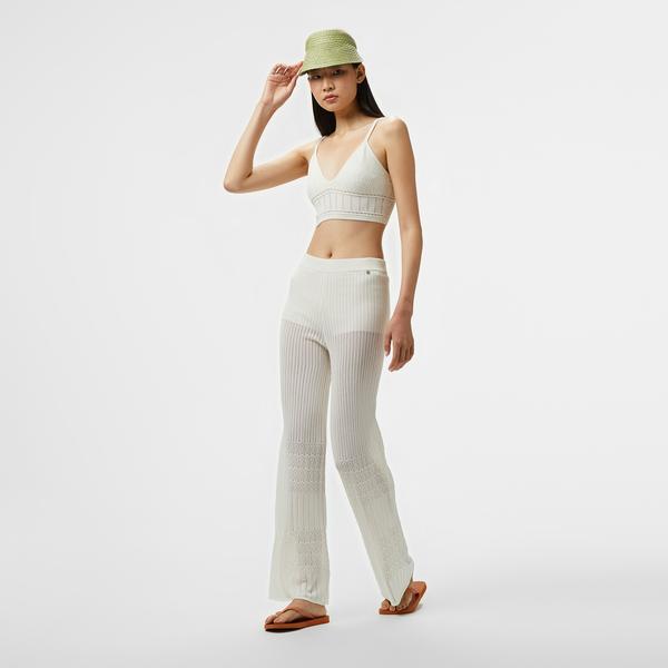 BOSS Folie Kadın Beyaz Pantolon