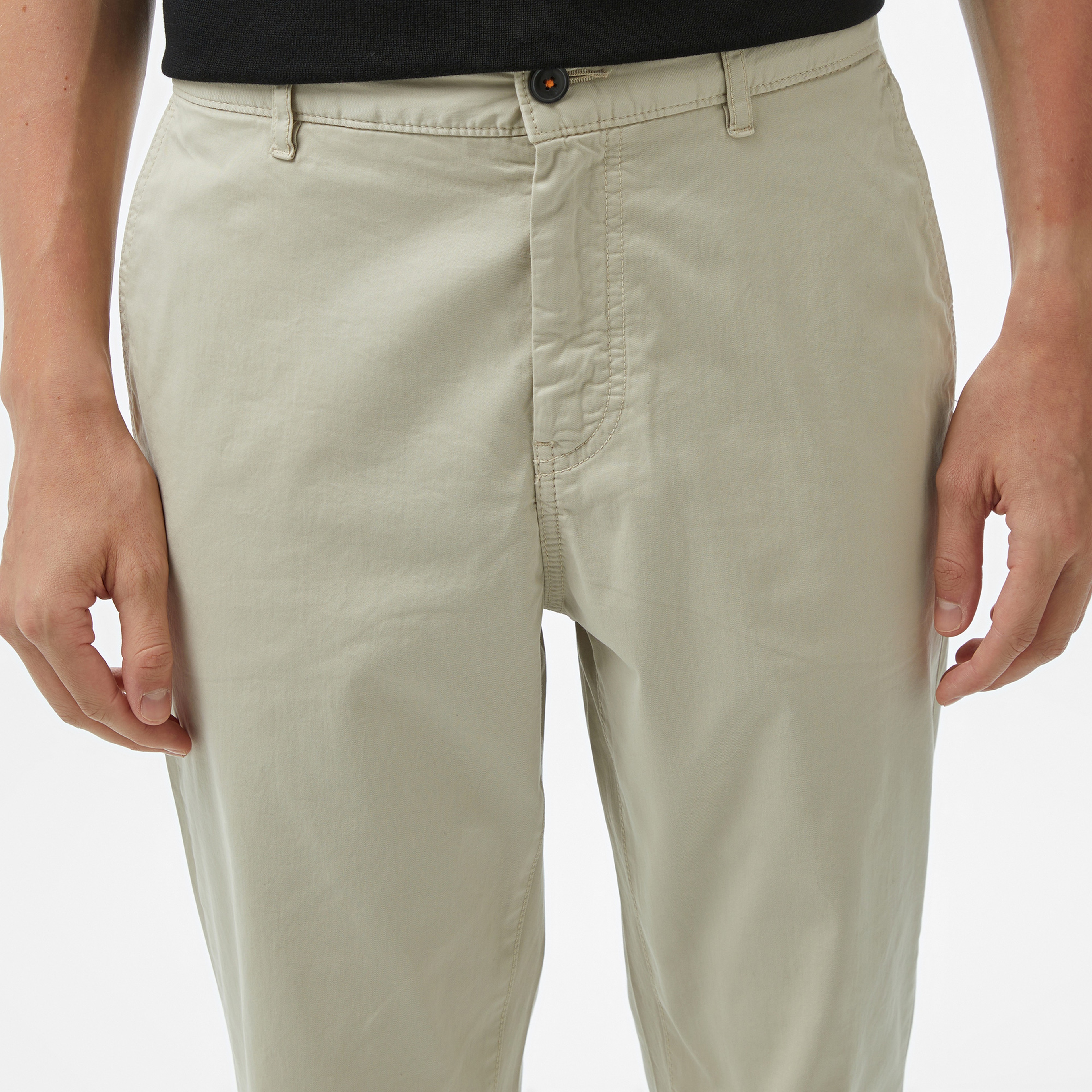 BOSS Chino Tapered DS 5 Erkek Açık Bej Pantolon