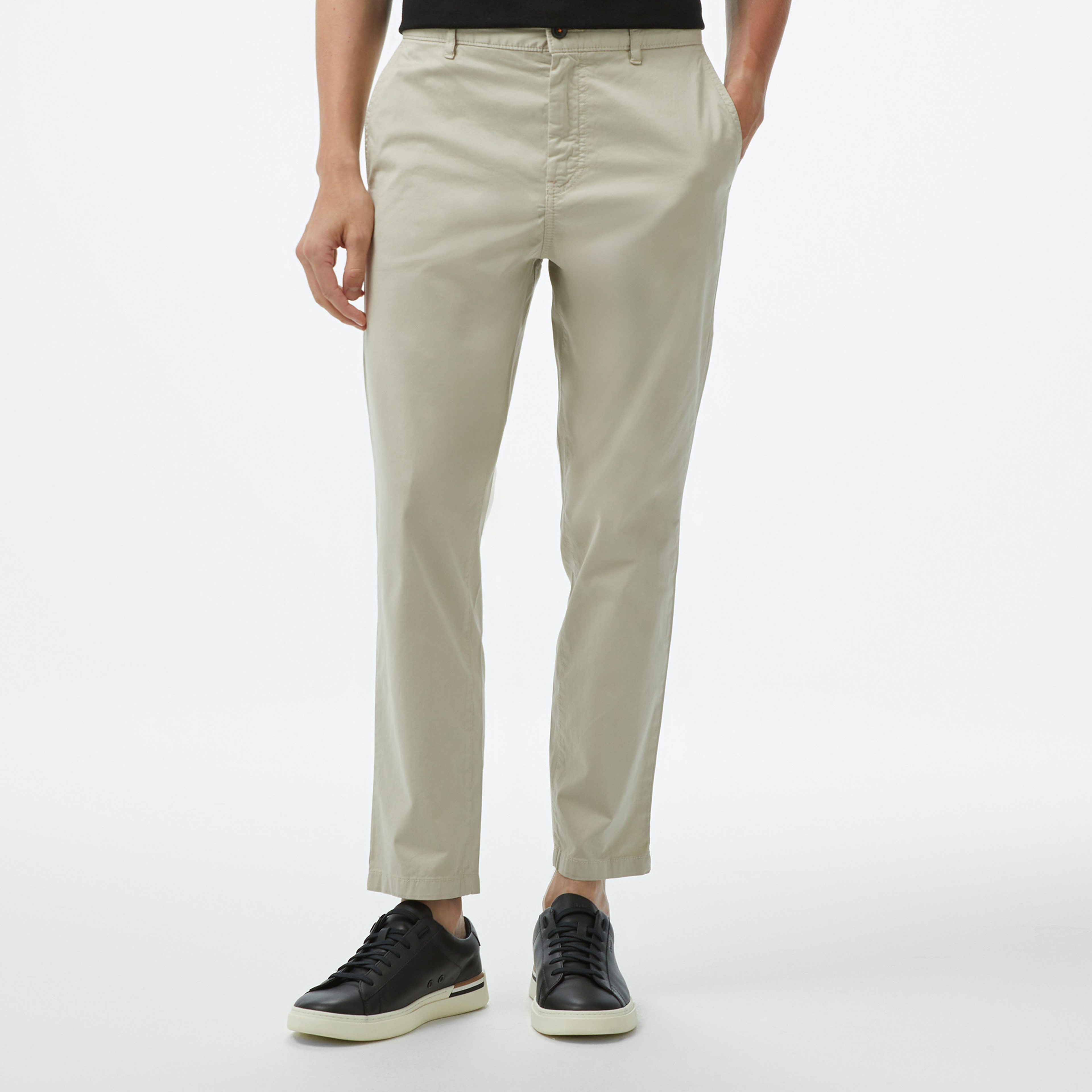 BOSS Chino Tapered DS 5 Erkek Açık Bej Pantolon