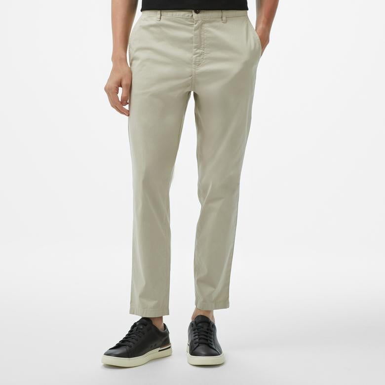 BOSS Chino Tapered DS 5 Erkek Açık Bej Pantolon