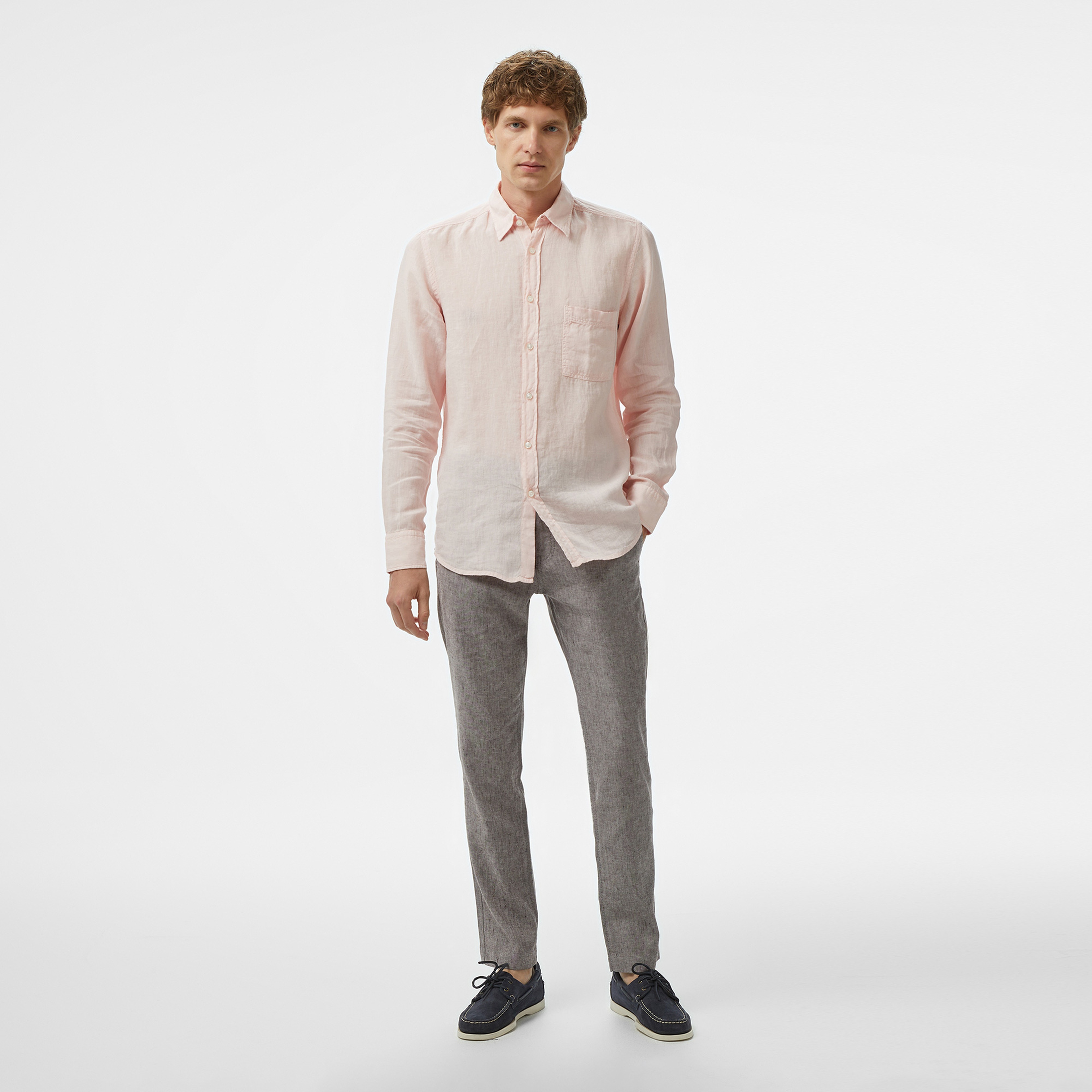 BOSS Sanderson Erkek Kahverengi Pantolon