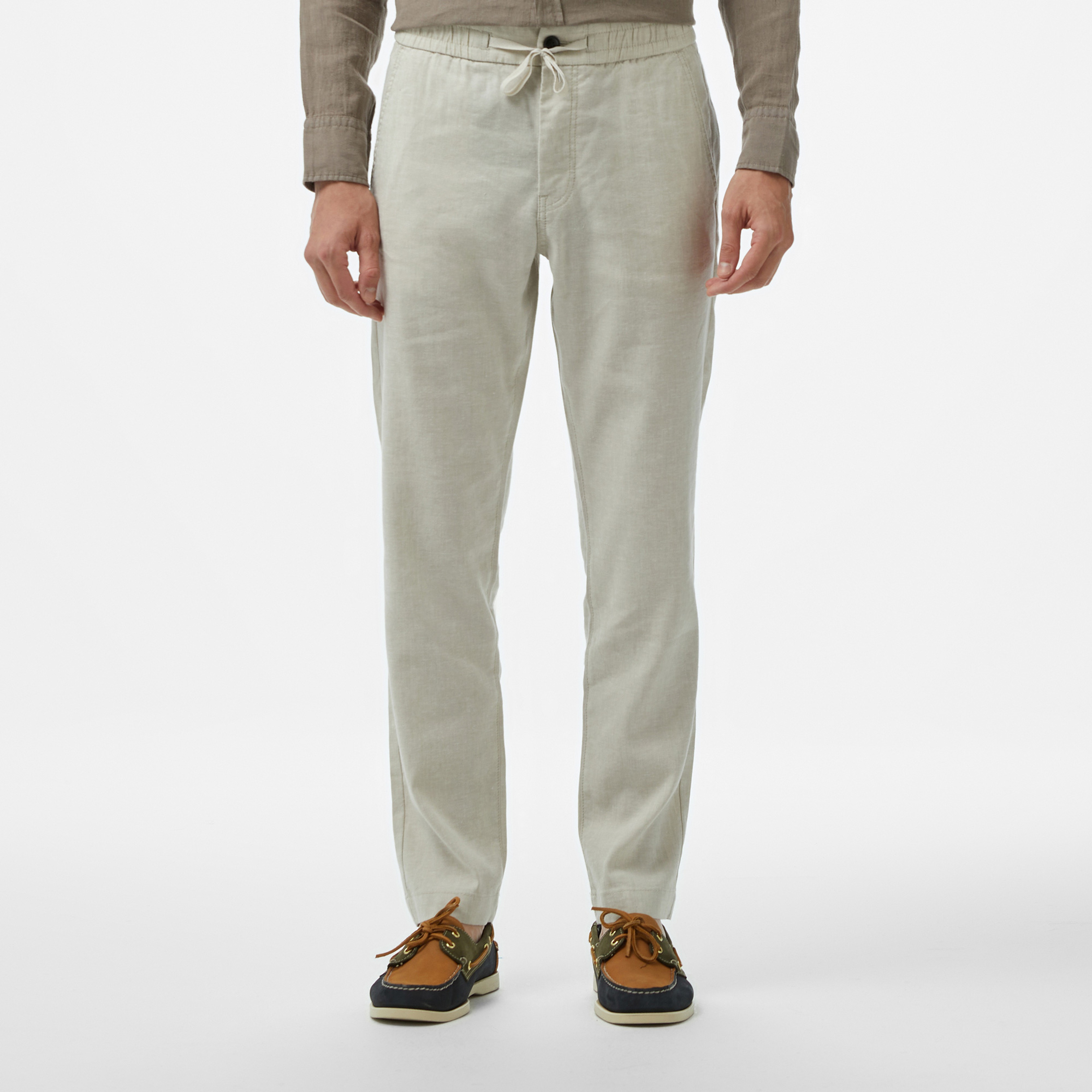 BOSS Sanderson Erkek Açık Bej Pantolon