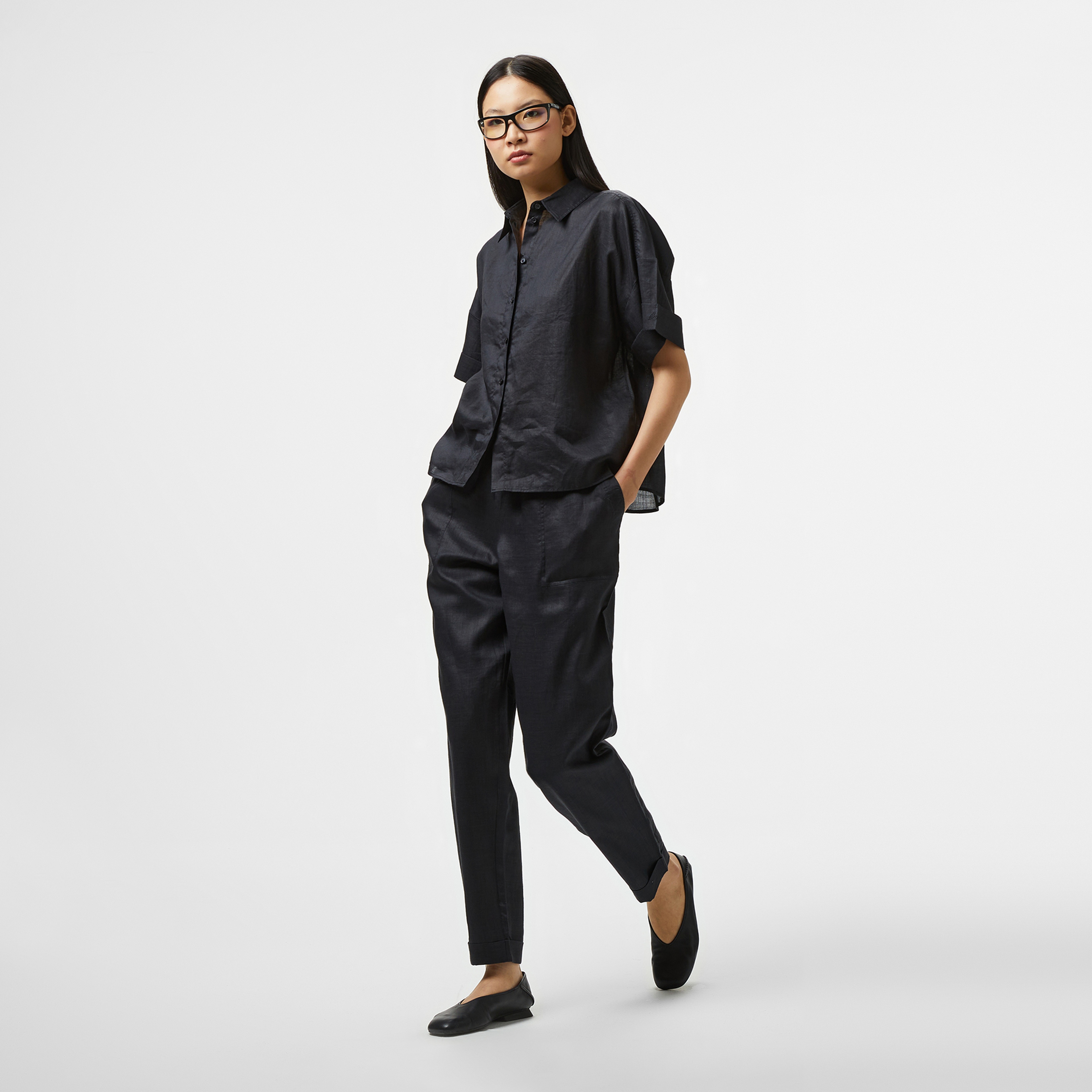 BOSS Tanjet Kadın Siyah Pantolon