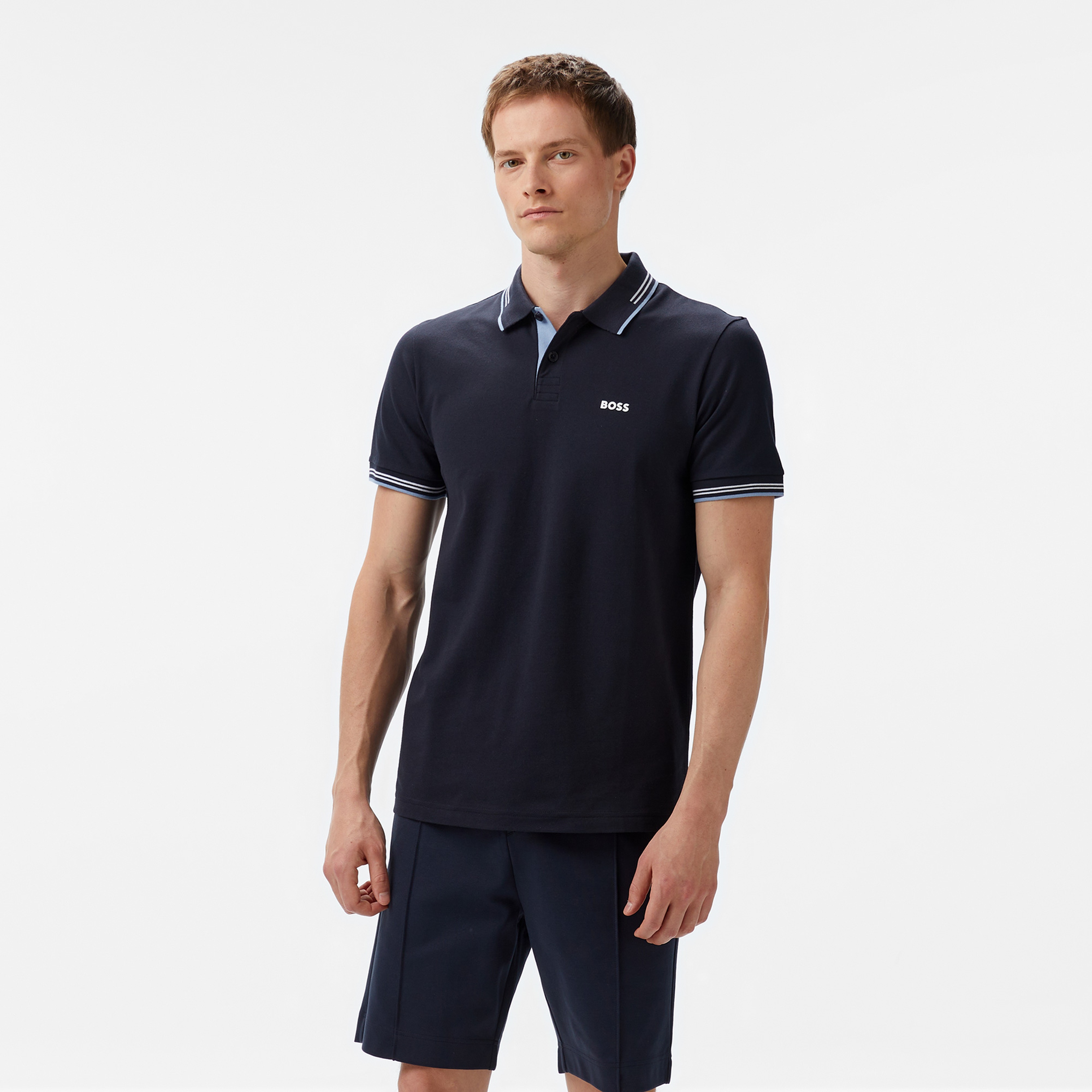 Boss Paul Erkek Mavi Polo