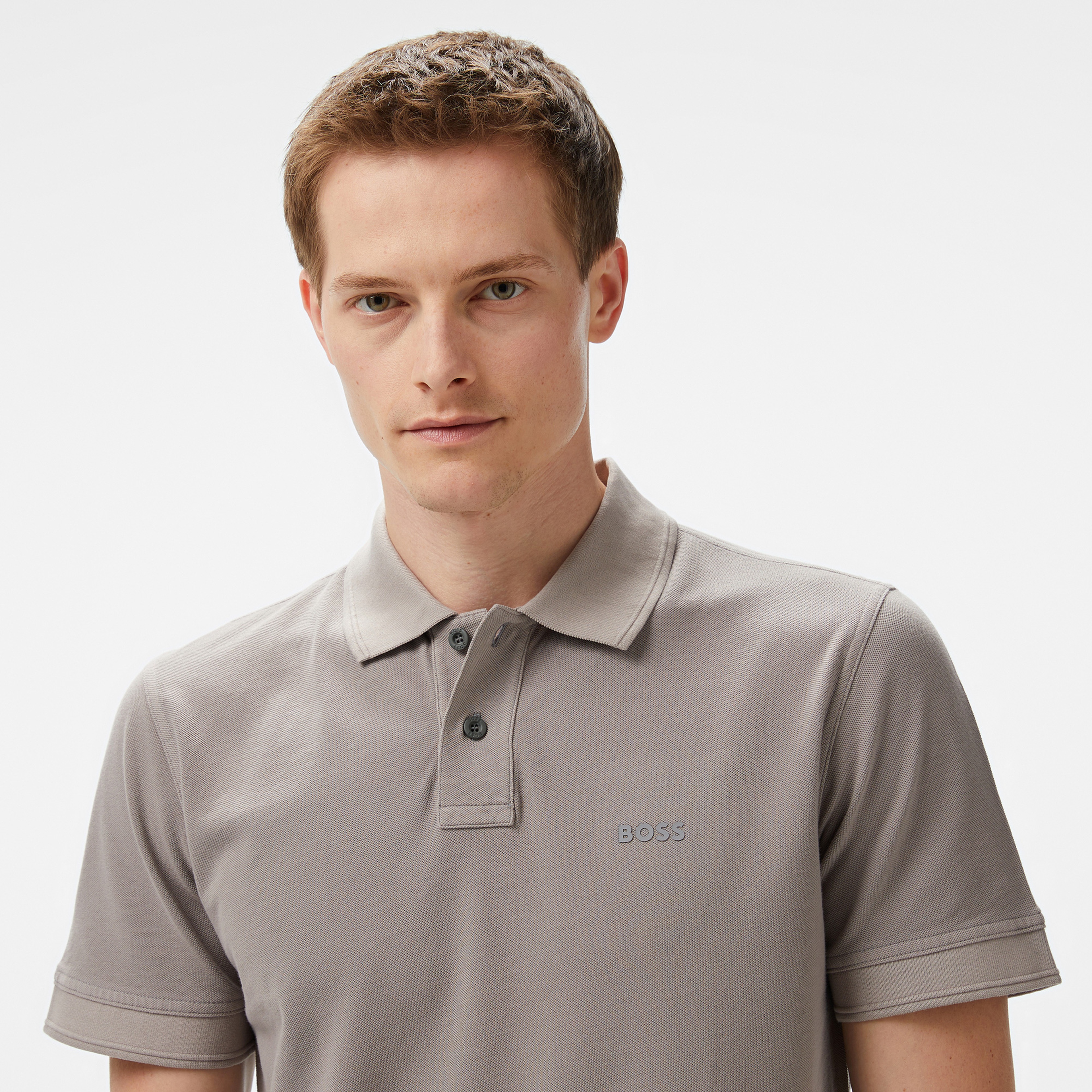 Boss Prime Erkek Gri Polo