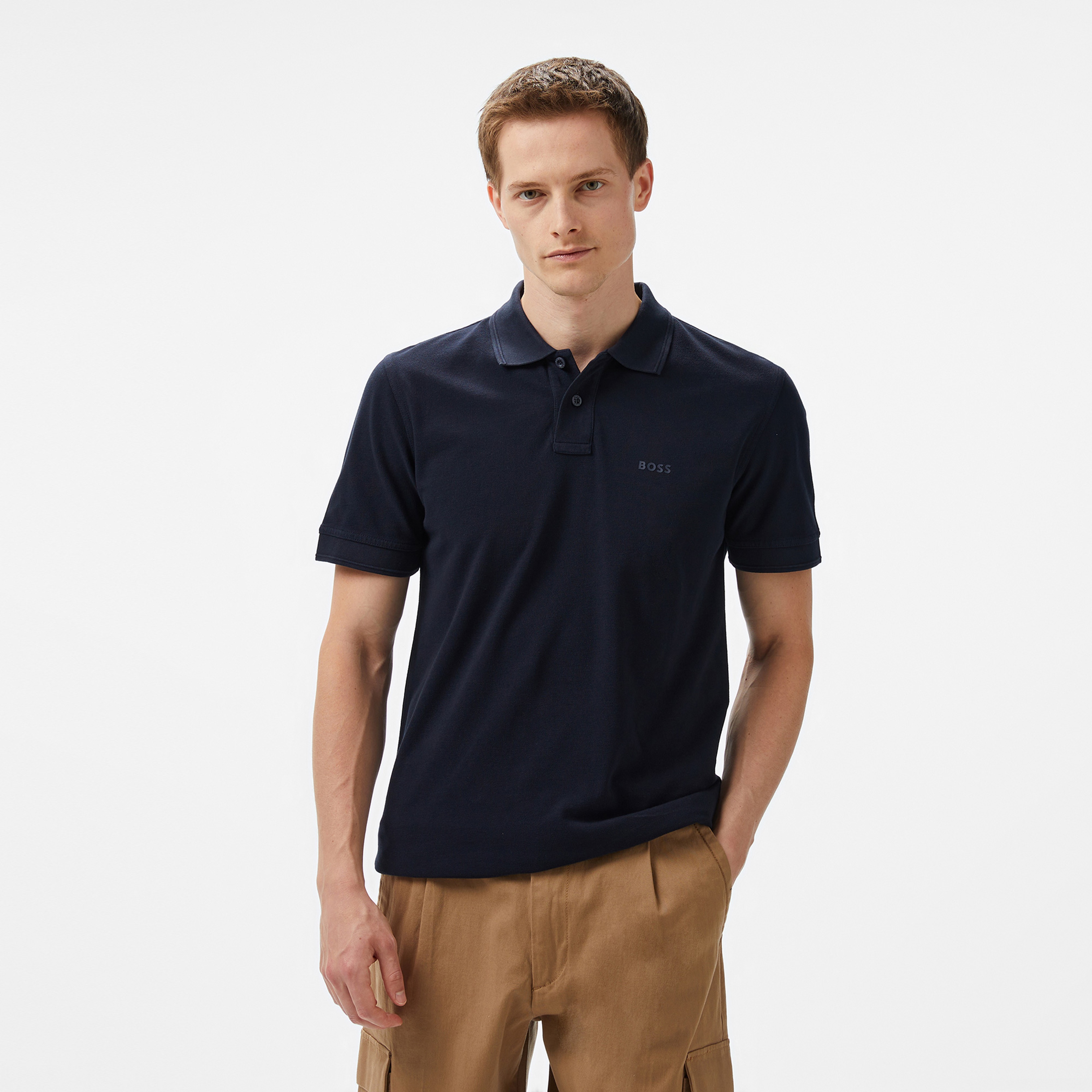 Boss Prime Erkek Mavi Polo