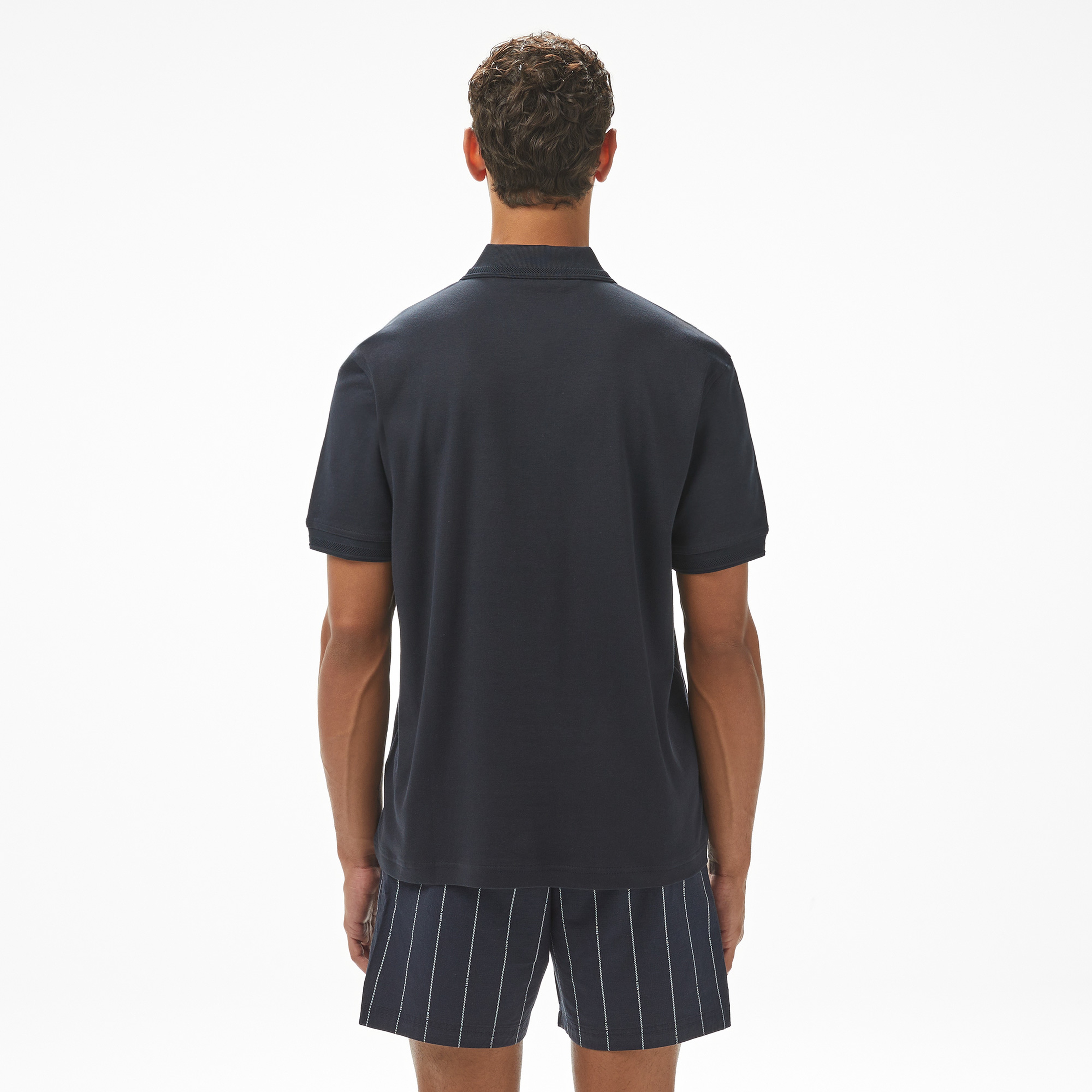 Boss Pe Interlock Erkek Lacivert Polo