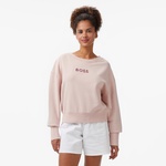 Boss Elay Stonebadge Kadın Pembe Sweatshirt