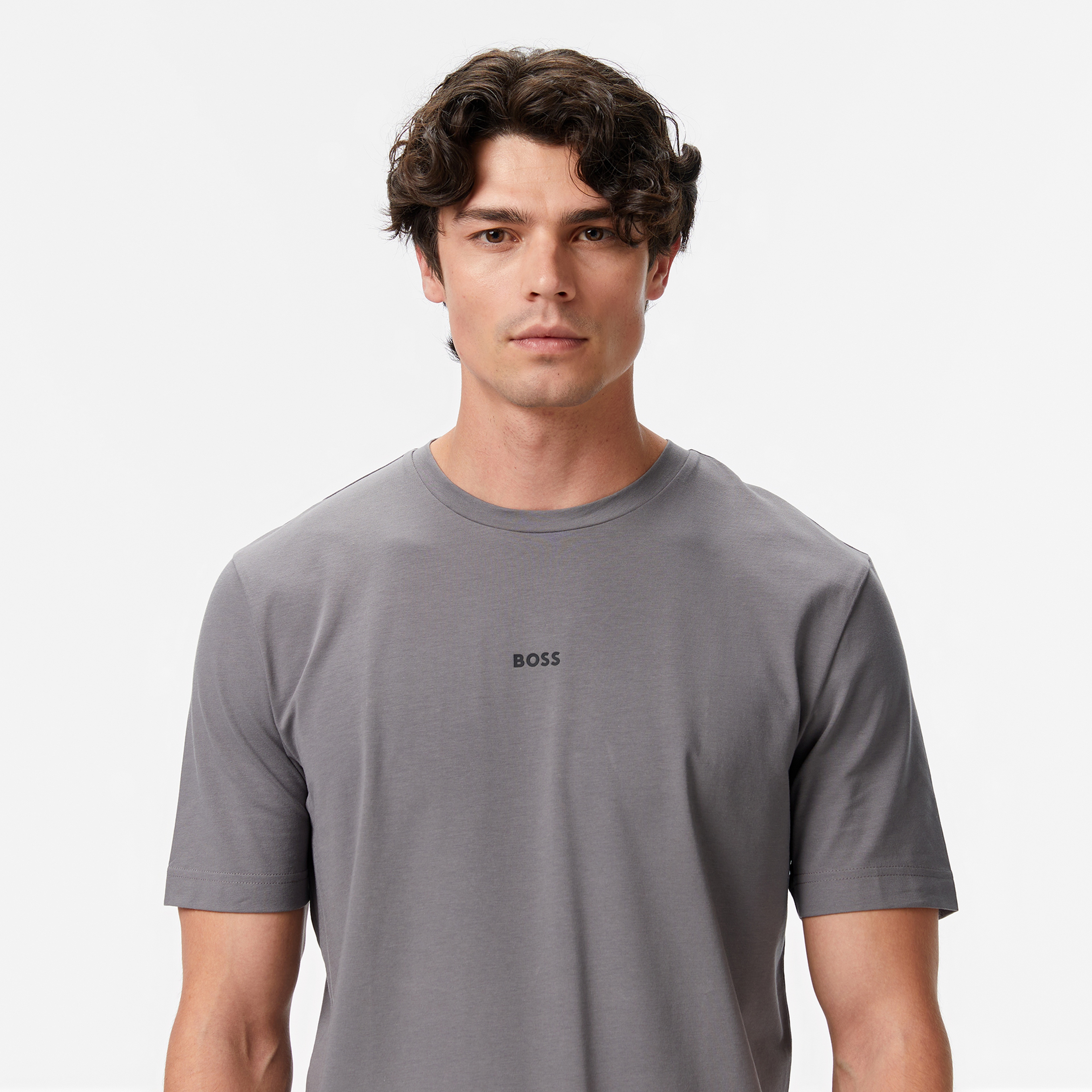 Boss Erkek Gri T-Shirt