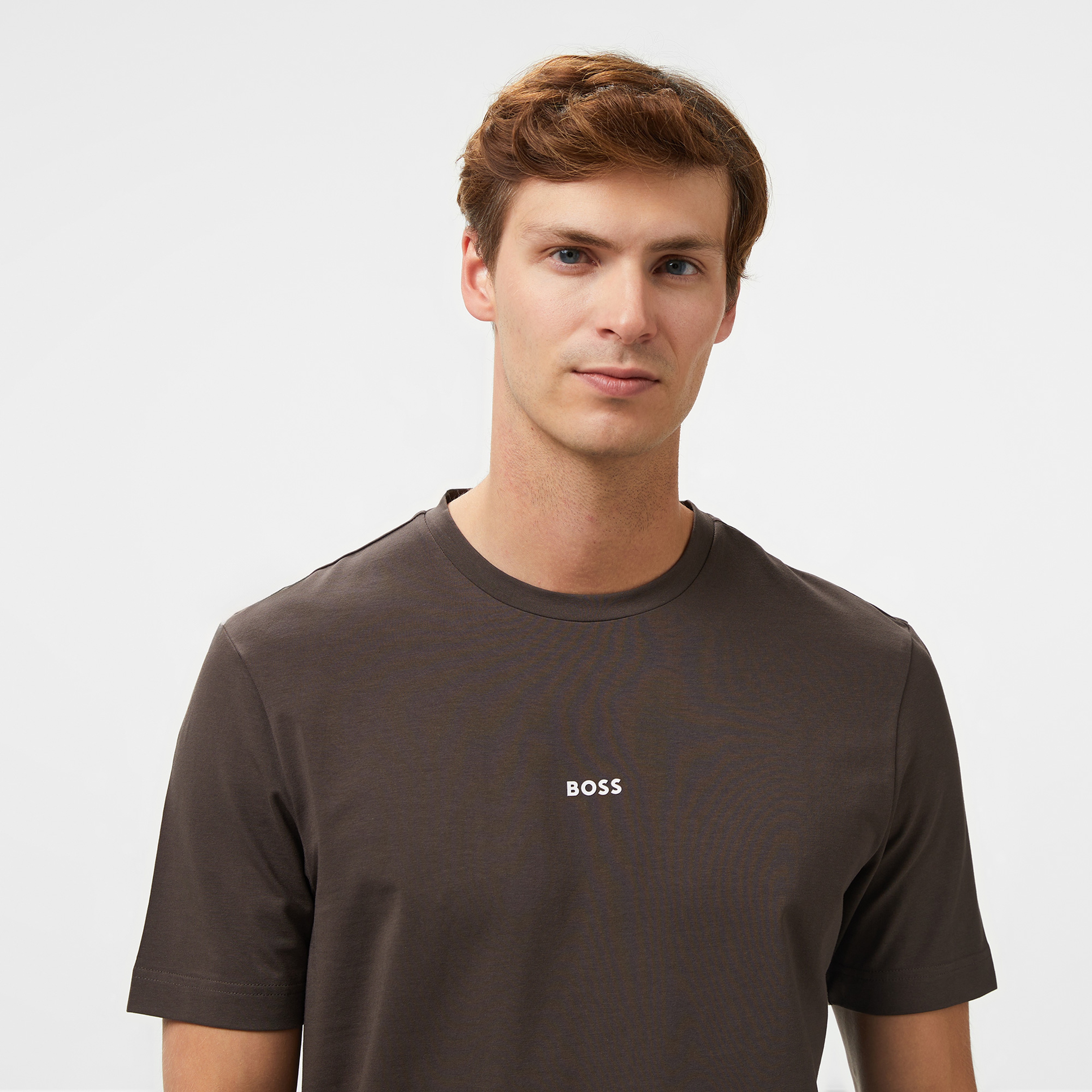 Boss Tchup Erkek Kahverengi T-Shirt