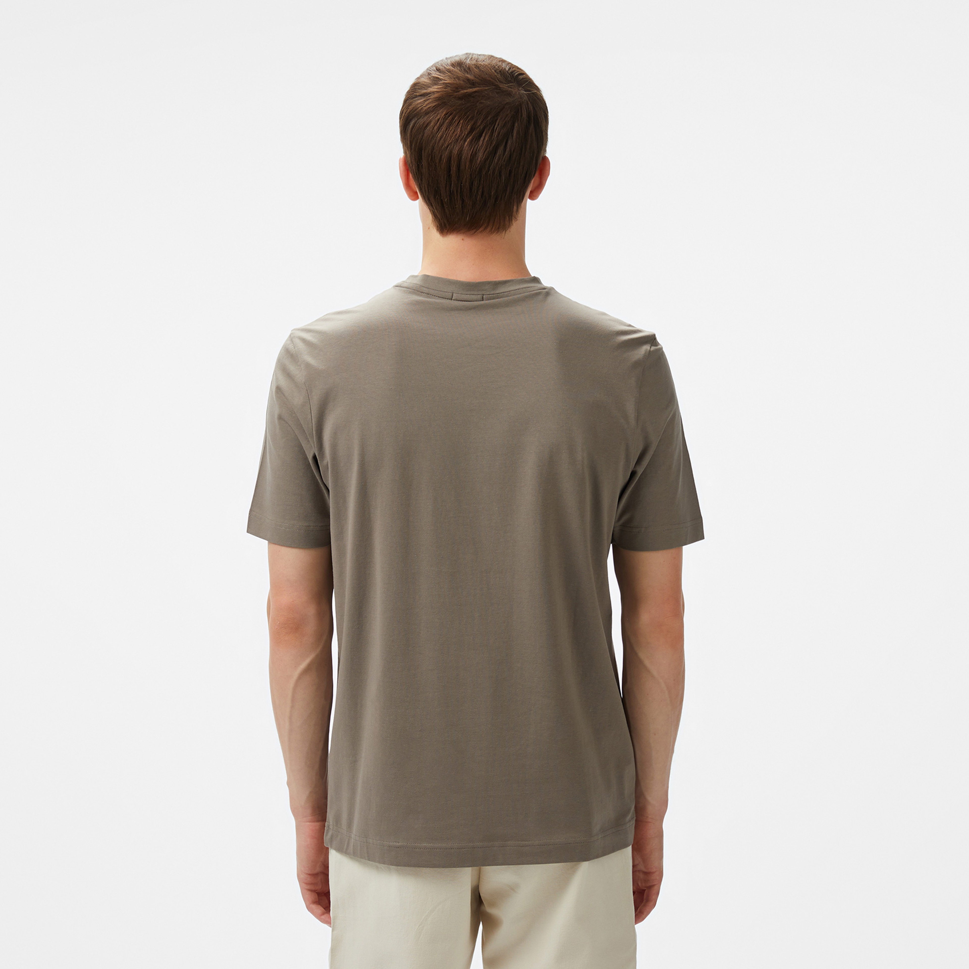 Boss Tchup Erkek Bej T-Shirt