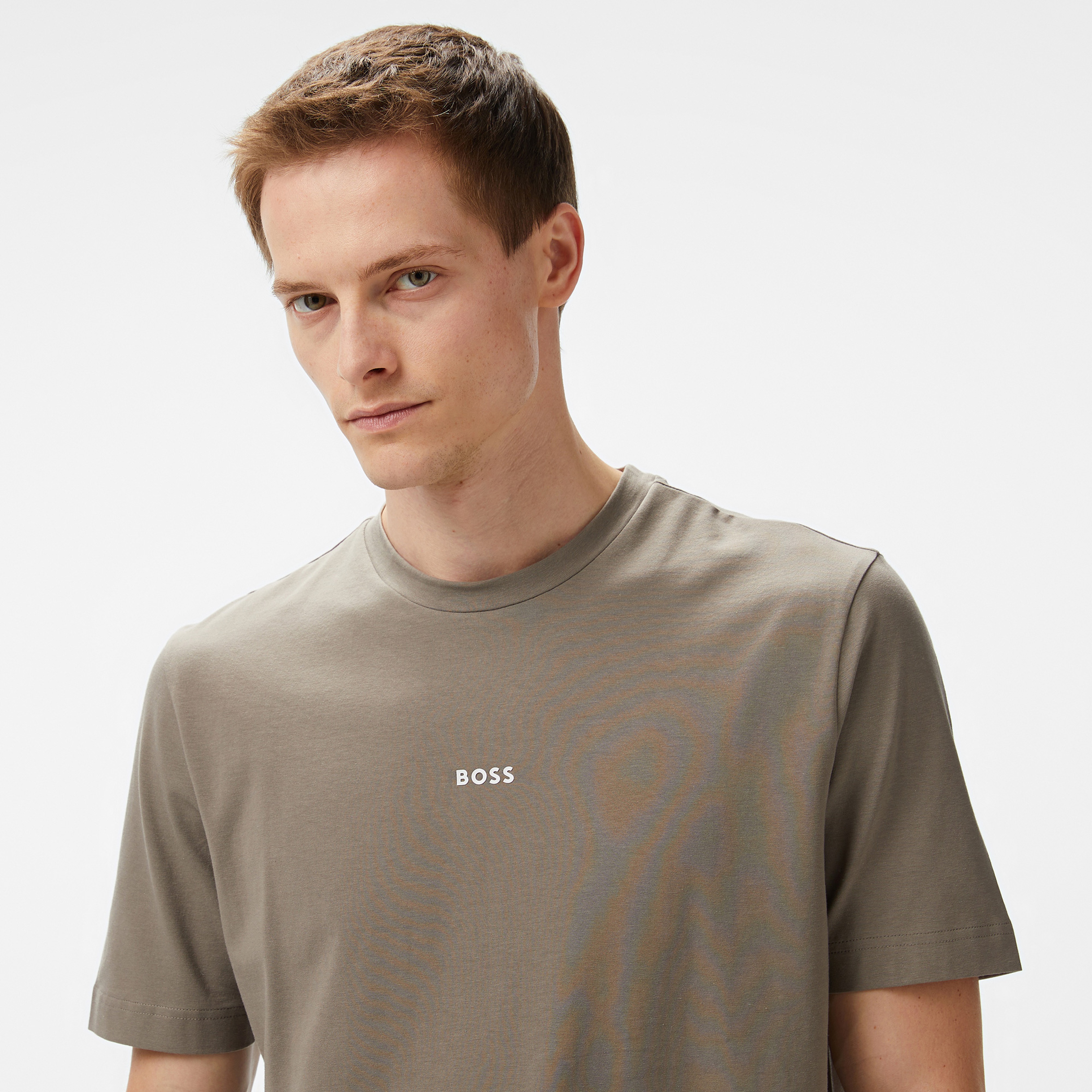 Boss Tchup Erkek Bej T-Shirt