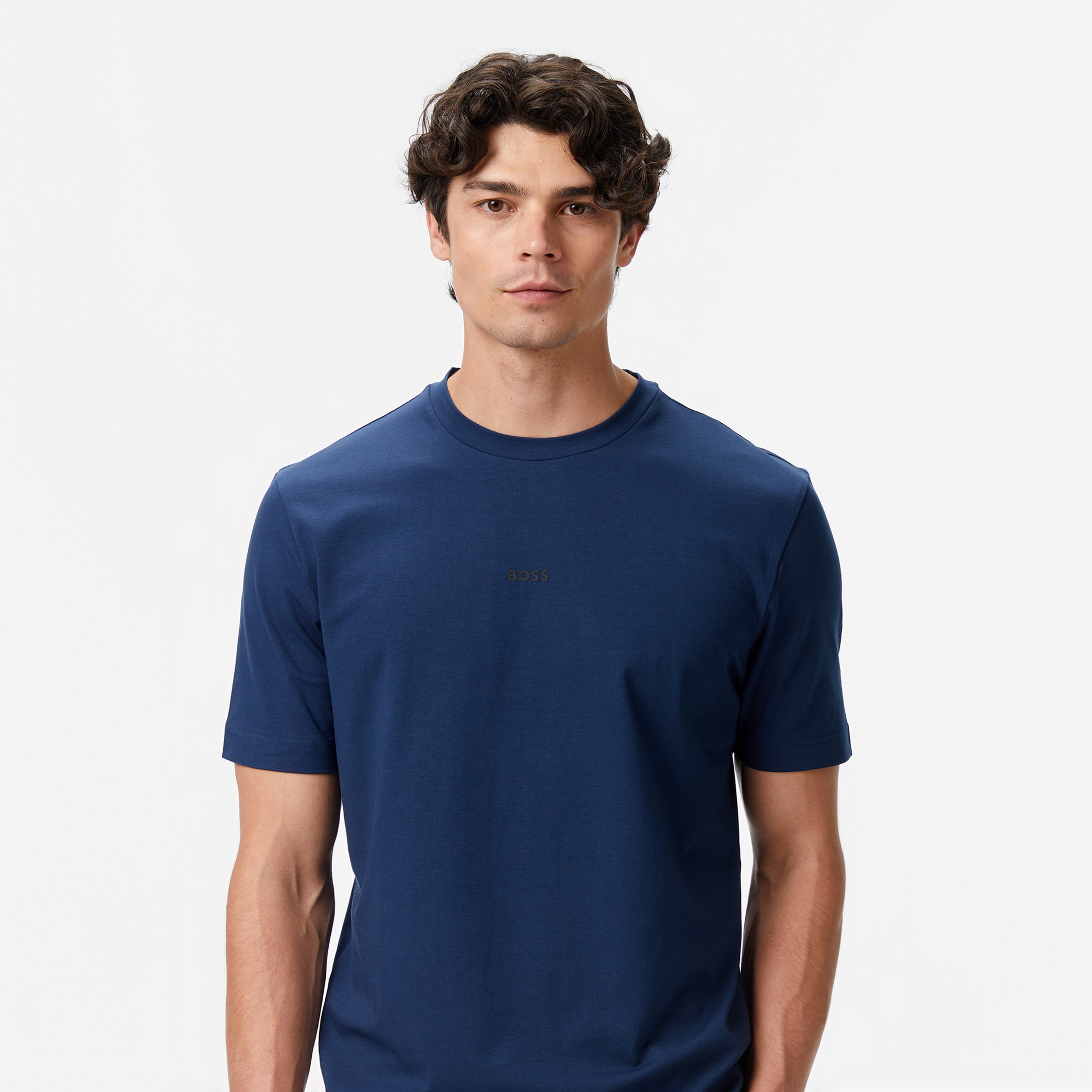 Boss Erkek Mavi T-Shirt