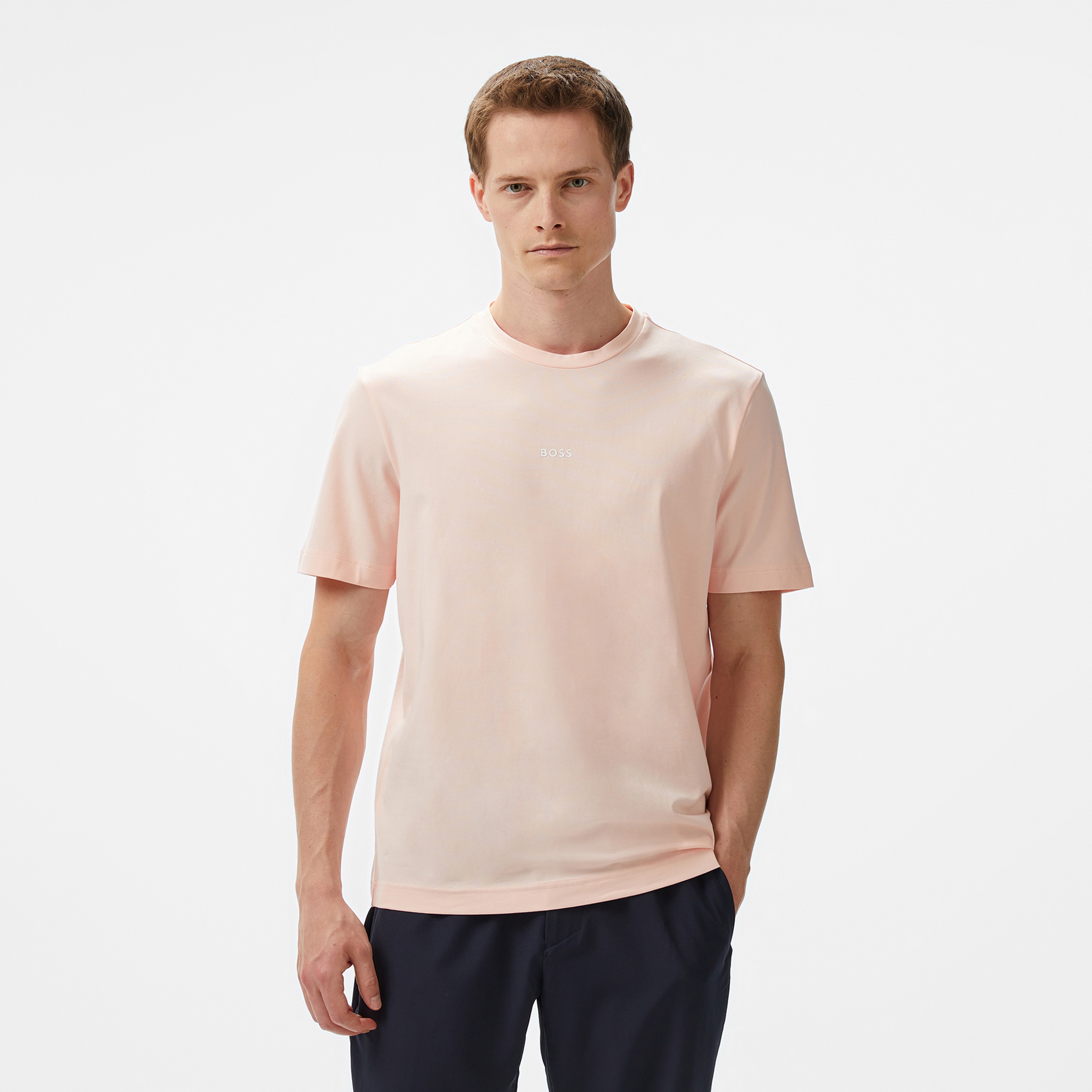 Boss Tchup Erkek Pembe T-Shirt