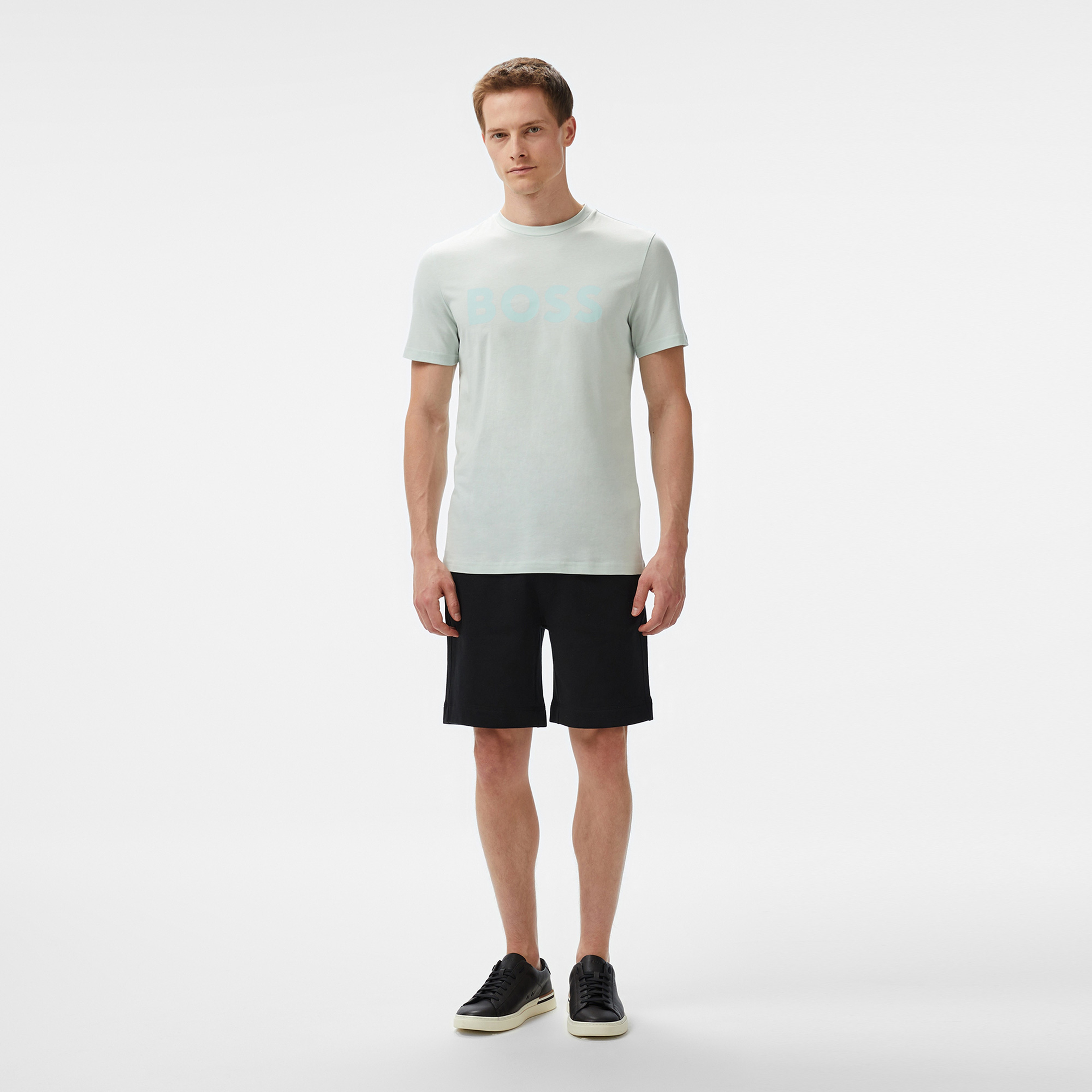 Boss Thinking Erkek Mavi T-Shirt