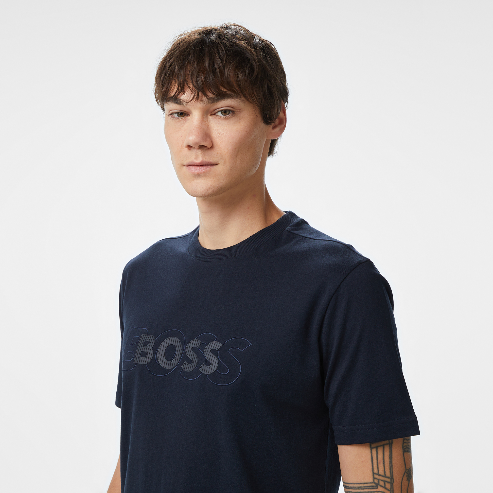 Boss Erkek Mavi T-ShirtM50531271| Occasion