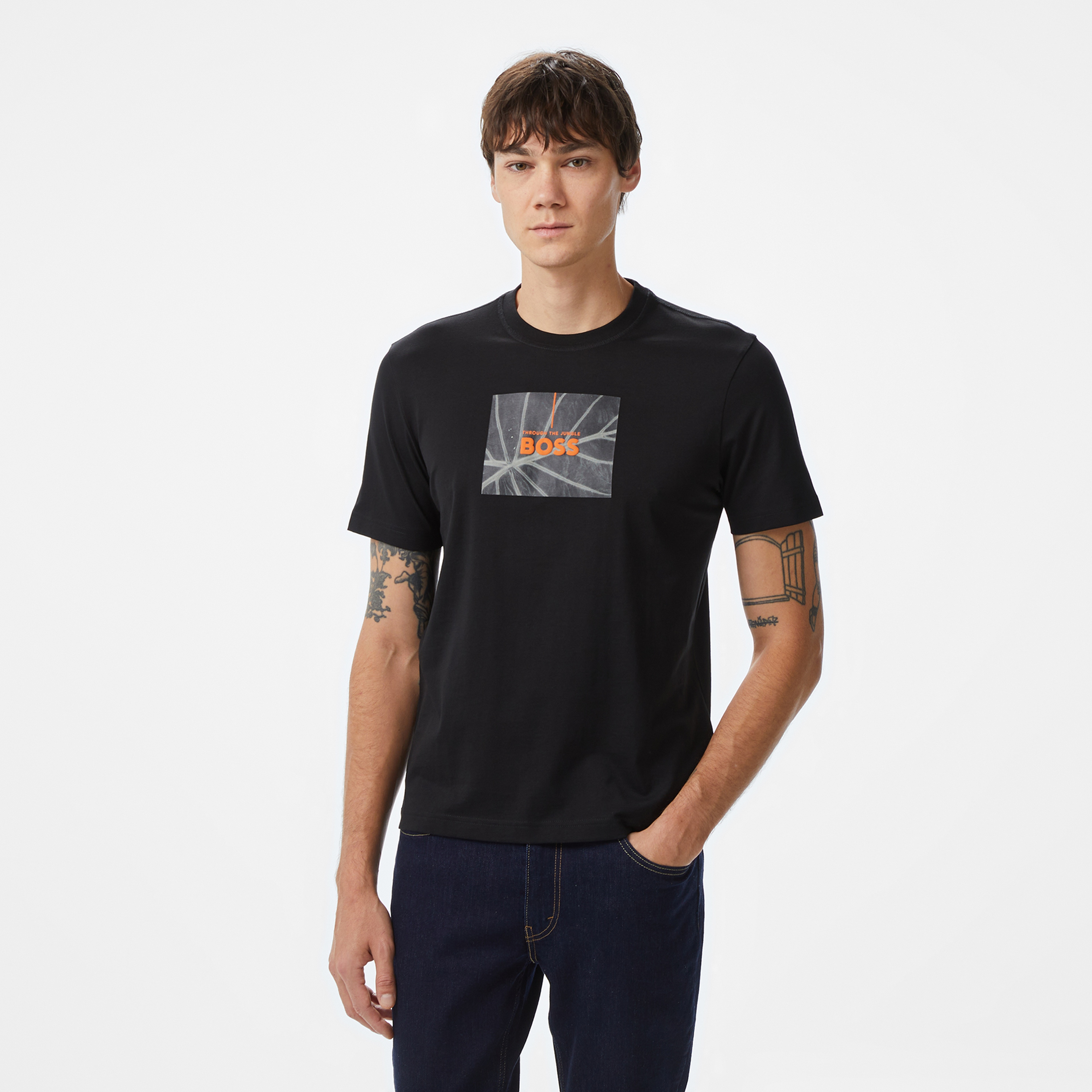 Boss Erkek Siyah T-Shirt